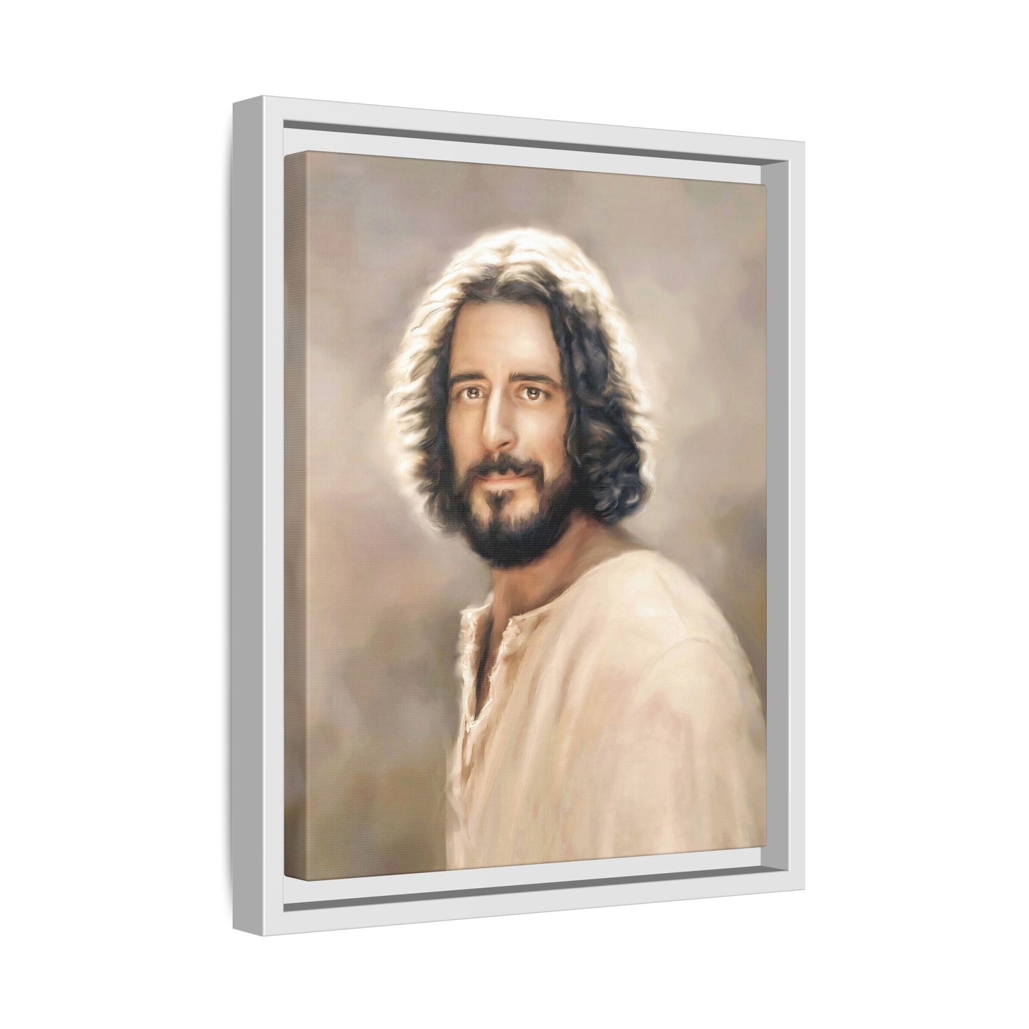 You Belong Framed Canvas Print Wall Art Jesus Christ, Framed, Religious Spiritual Home Decor Print, Christian Gift Idea, Matte Handmade