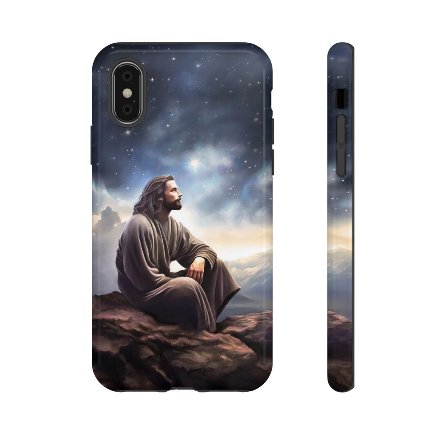 Jesus With The Stars Tough Phone Cases for Missionaries, Fun Special Gift for Bishops, Missionaries, Fun Gift for your missionary