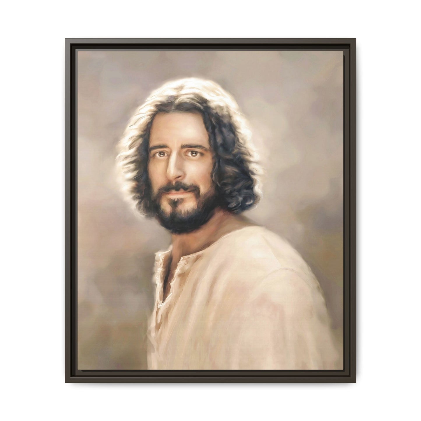 You Belong Framed Canvas Print Wall Art Jesus Christ, Framed, Religious Spiritual Home Decor Print, Christian Gift Idea, Matte Handmade