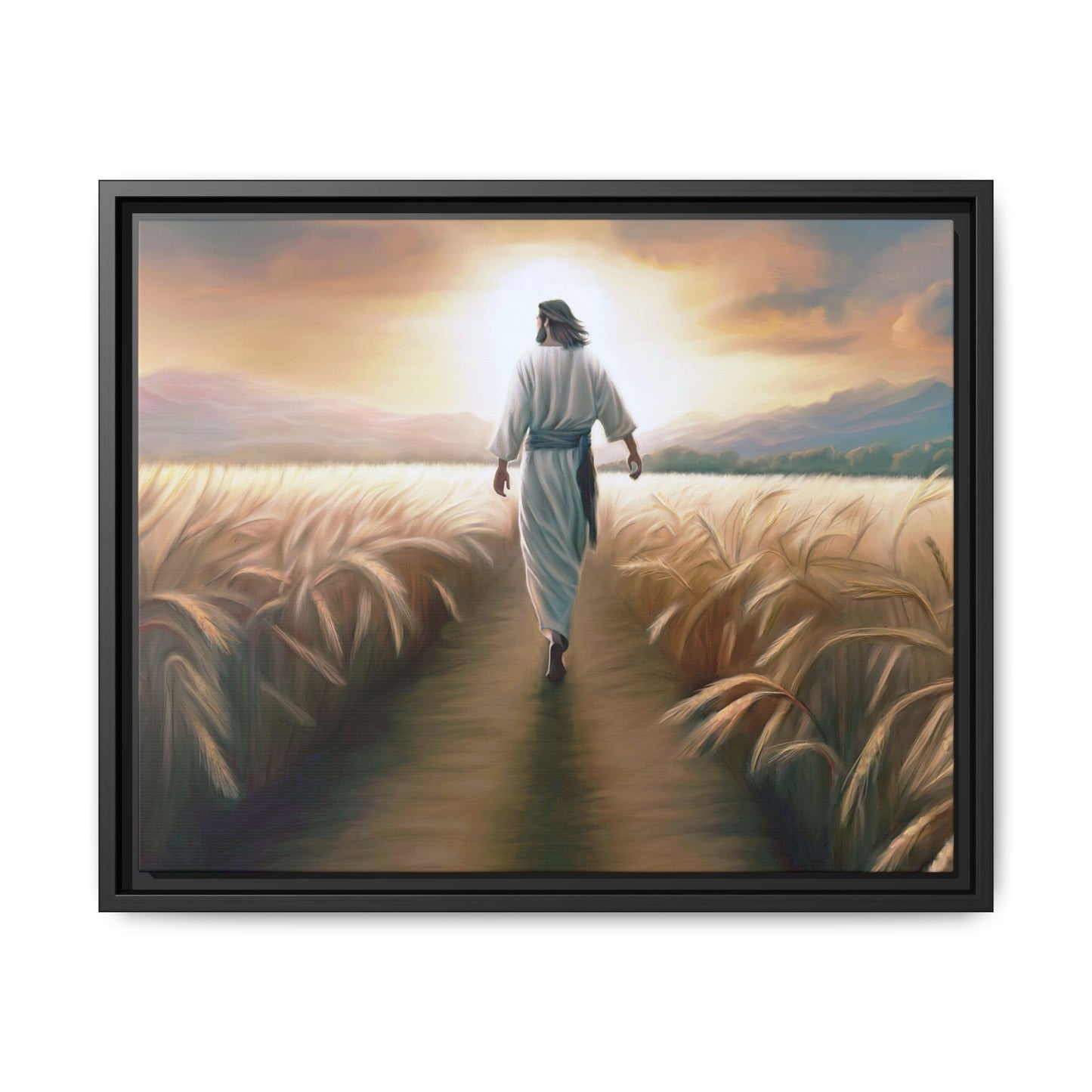 Called To Serve Canvas Print Framed Wall Art of Jesus Christ, Gift for Missionaries, Jesus in the Field beautiful