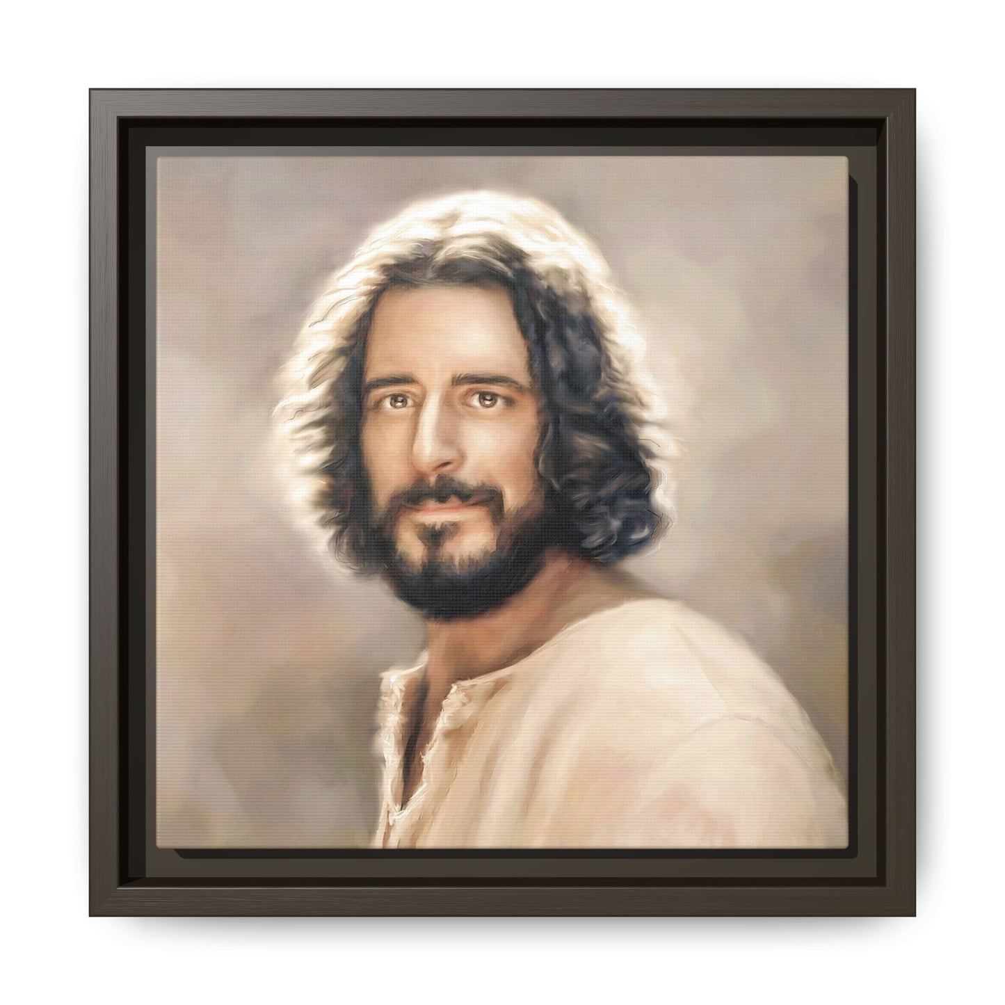 You Belong Framed Canvas Print Wall Art Jesus Christ, Framed, Religious Spiritual Home Decor Print, Christian Gift Idea, Matte Handmade