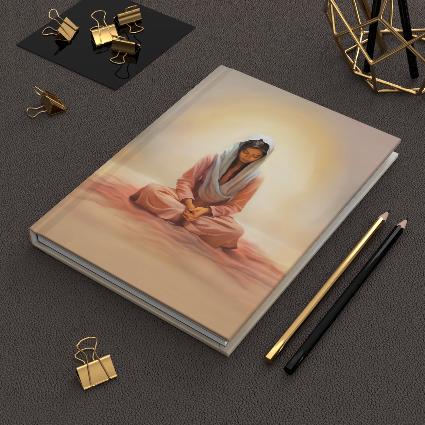 Stillness Hardcover Journal Matte, fun Stillness Gift, Spiritual Gift, Presence Gift, Centered Love
