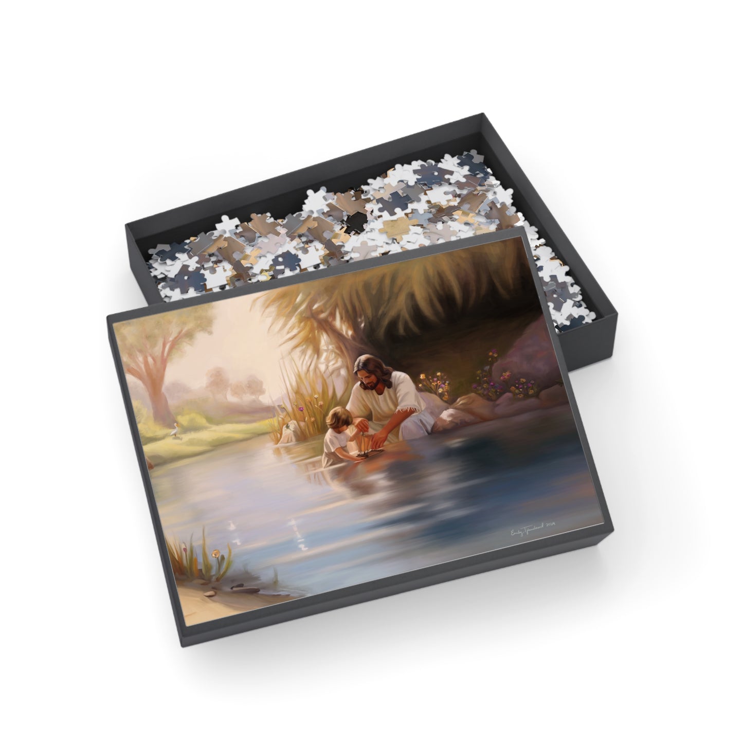 We Are His Children, Jesus Christ Puzzle (96, 252, 500, 1000-Piece), Christian Games for Families, Puzzle for the kids, Great gifts for fam