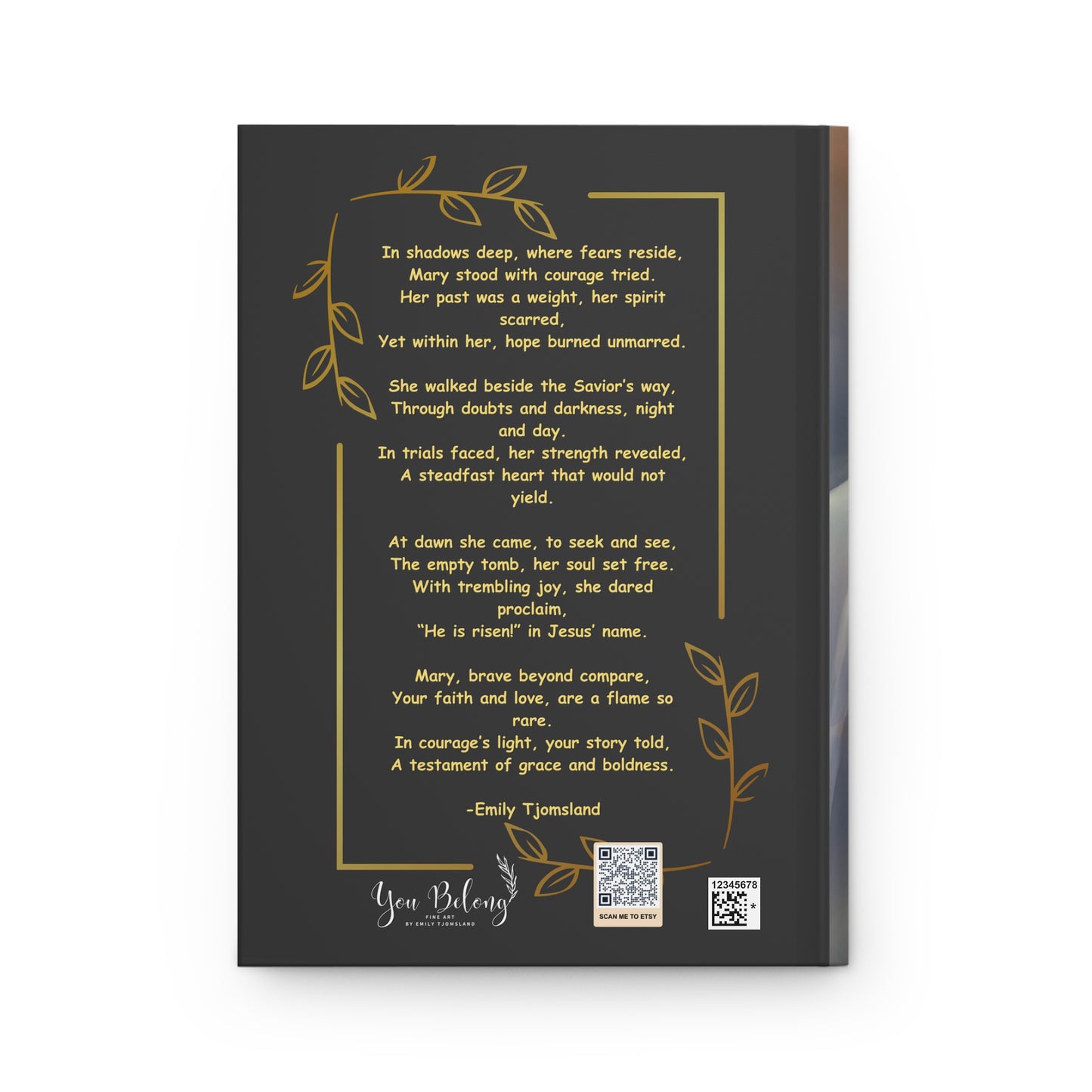 Mary Magdalene Hardcover Journal and Notebook, Missionary Stationary, Christian Journal, Gift for Young Women, Young Woman Gift, Faith Gift