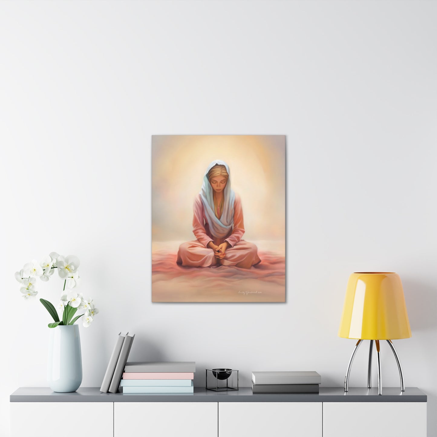 Stillness Fine Art Canvas Print, Female Discipleship, Gift for Her, Religious Gift for Her, Young Women Gift, Relief Society Gift, LDS artwork