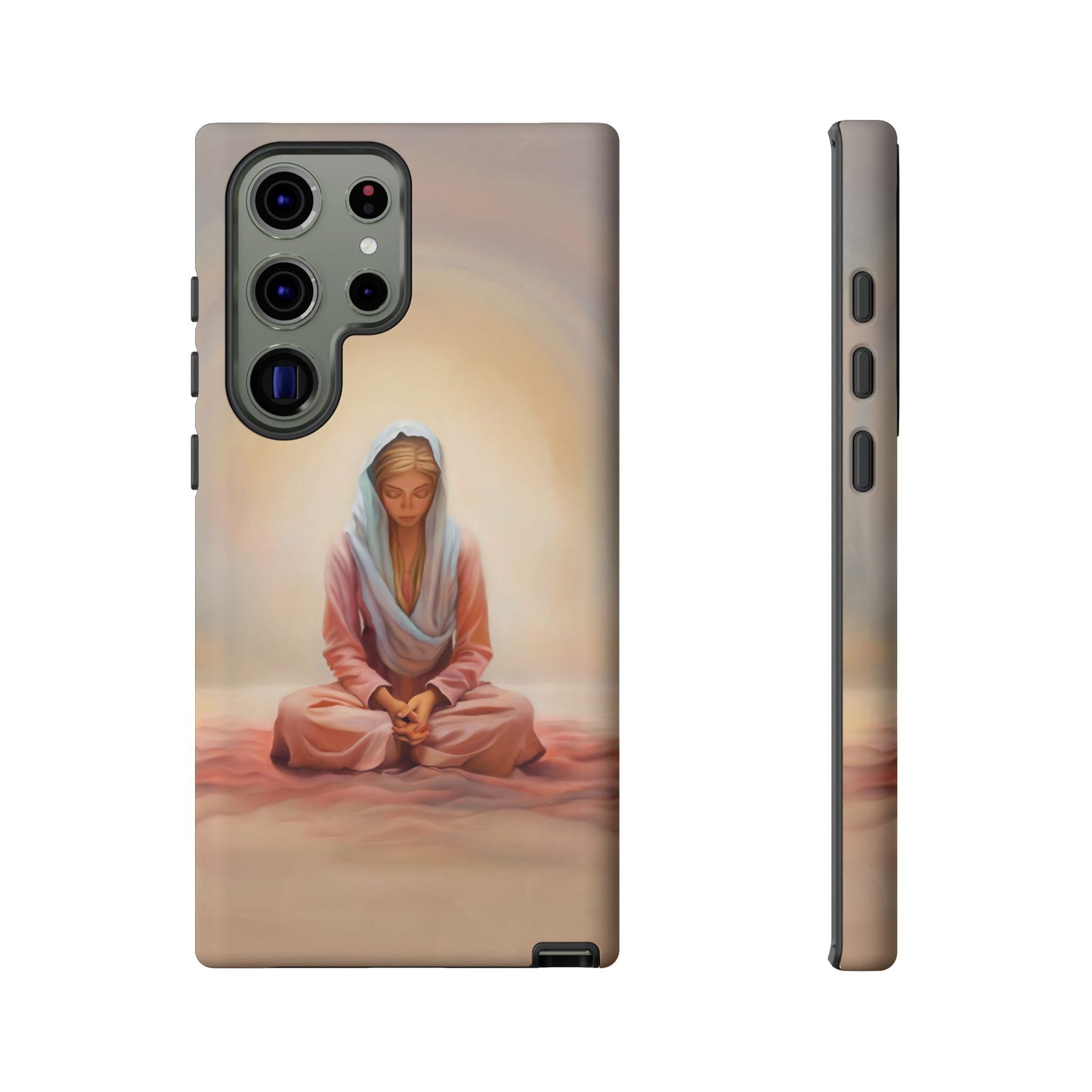 Stillness Tough Cases for Christian Women and Girls, Missionary Phone Cover, Stillness Reminder for phones, Gift for Christian Girls