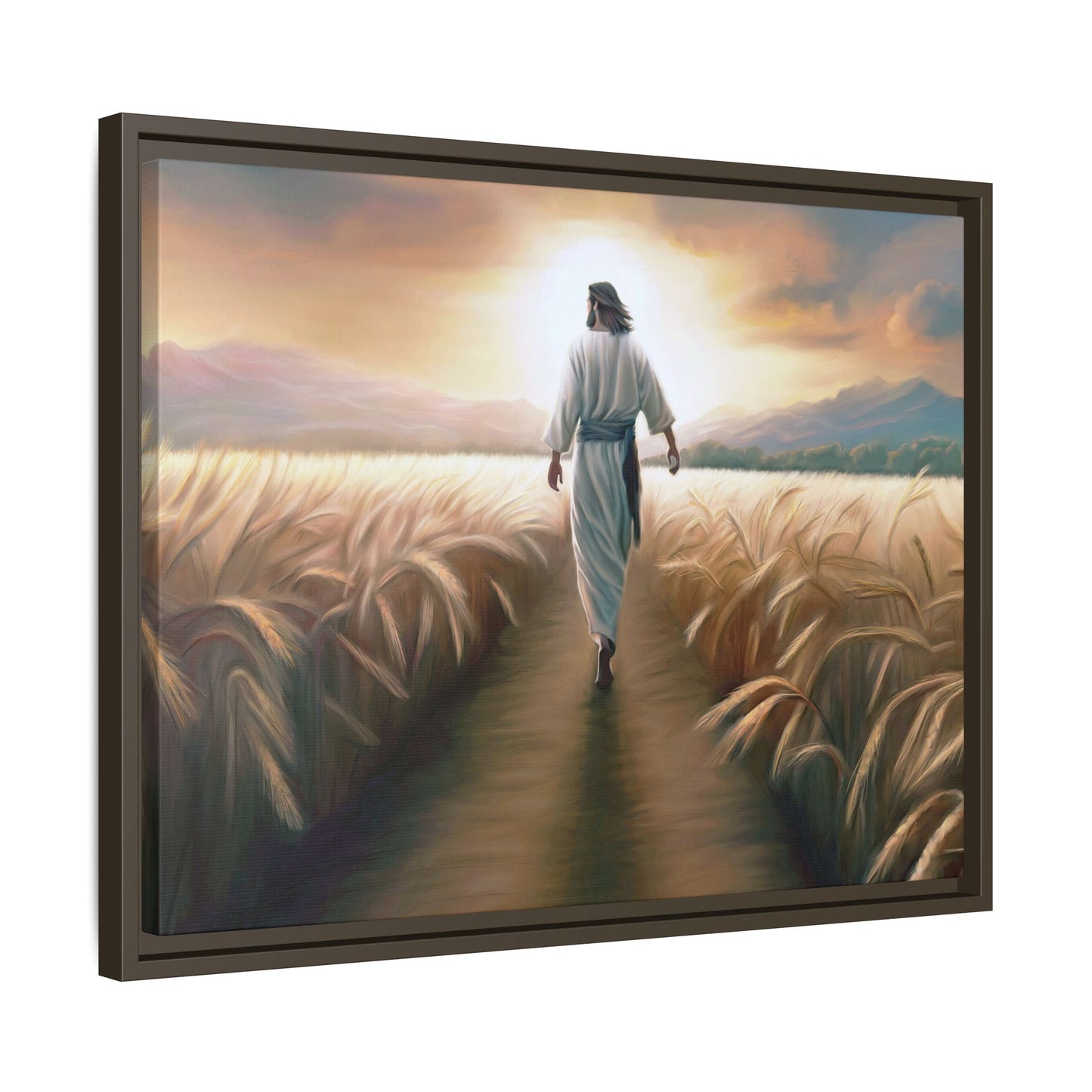Called To Serve Canvas Print Framed Wall Art of Jesus Christ, Gift for Missionaries, Jesus in the Field beautiful