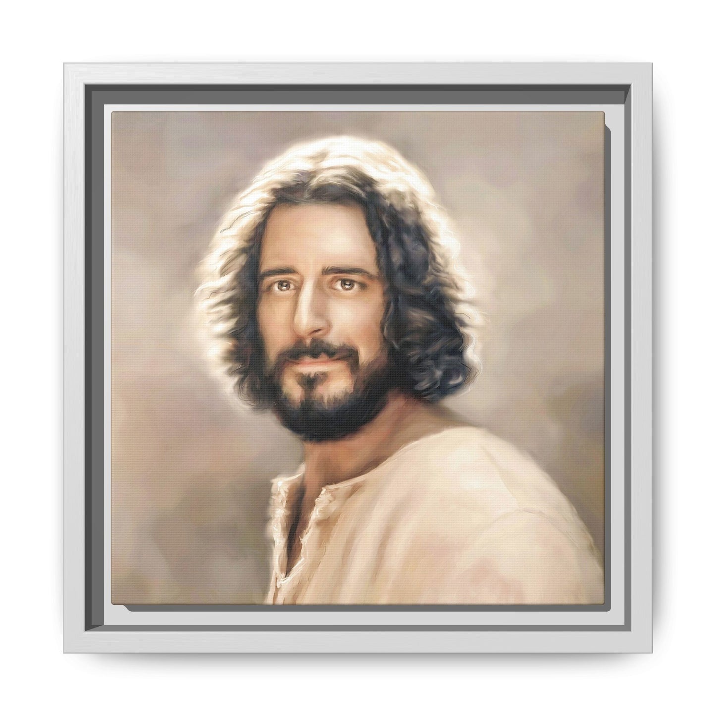 You Belong Framed Canvas Print Wall Art Jesus Christ, Framed, Religious Spiritual Home Decor Print, Christian Gift Idea, Matte Handmade