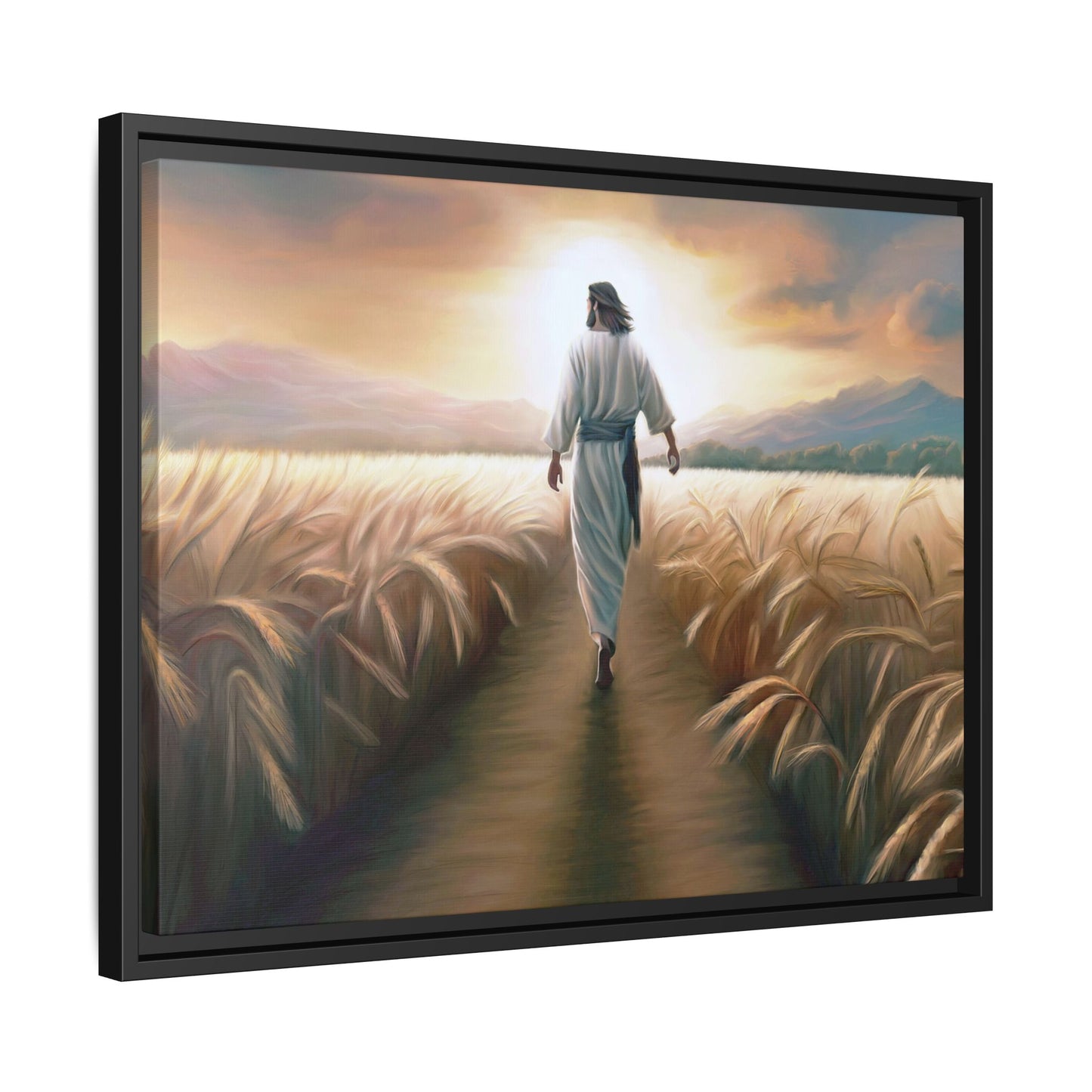 Called To Serve Canvas Print Framed Wall Art of Jesus Christ, Gift for Missionaries, Jesus in the Field beautiful
