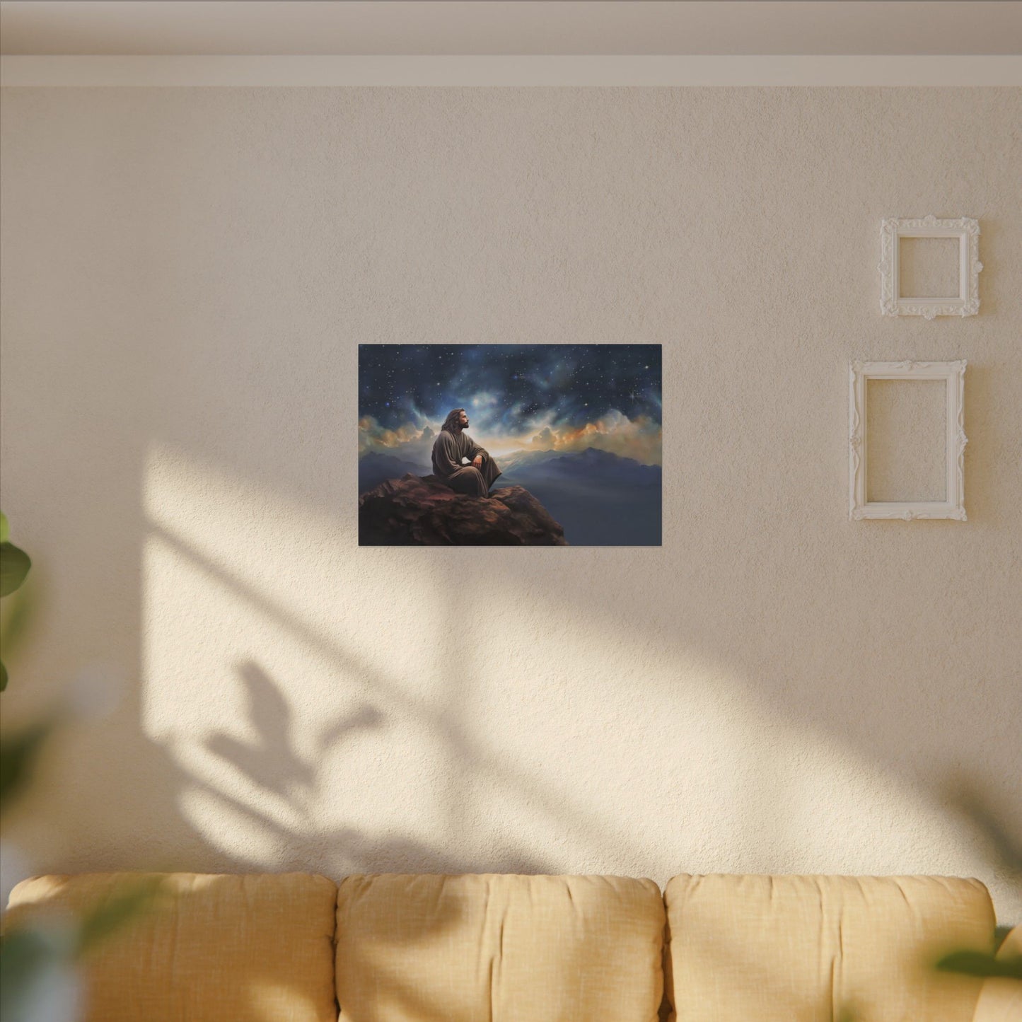Jesus With The Stars, Fine Art Canvas Print, many sizes, Canvas, Christian Gift, Christian art, Missionary Gift