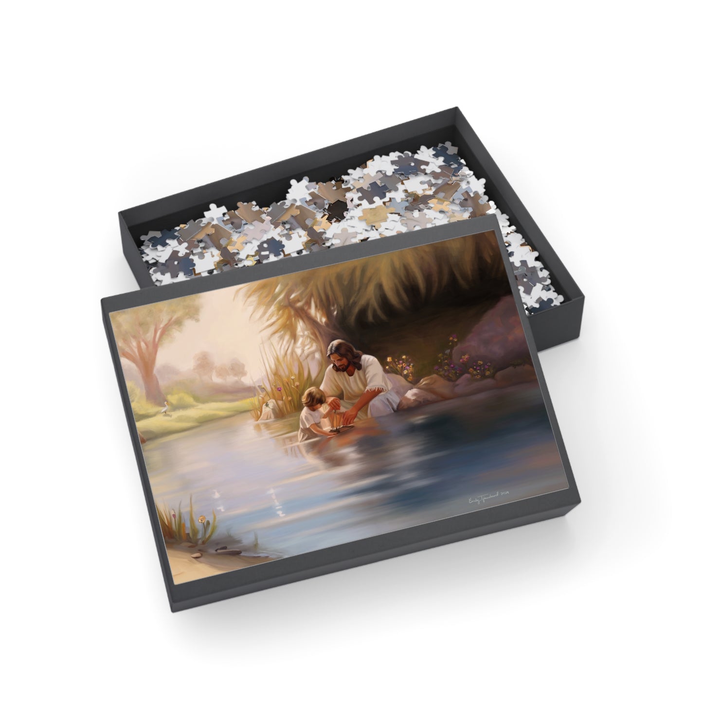 We Are His Children, Jesus Christ Puzzle (96, 252, 500, 1000-Piece), Christian Games for Families, Puzzle for the kids, Great gifts for fam