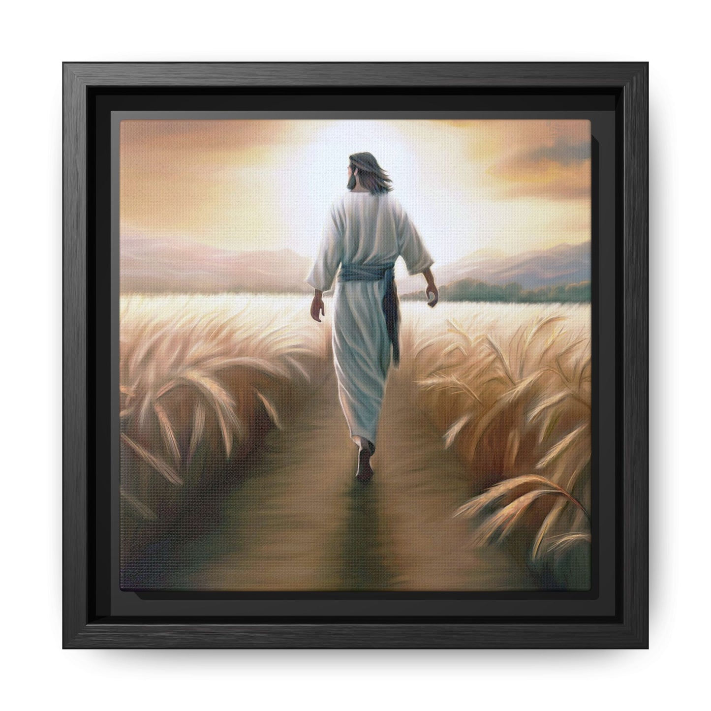 Called To Serve Canvas Print Framed Wall Art of Jesus Christ, Gift for Missionaries, Jesus in the Field beautiful