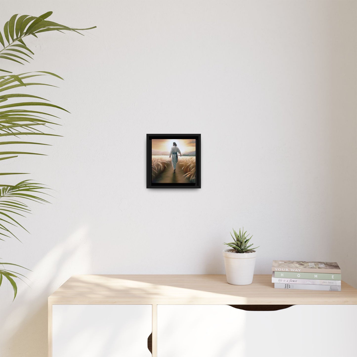Called To Serve Canvas Print Framed Wall Art of Jesus Christ, Gift for Missionaries, Jesus in the Field beautiful