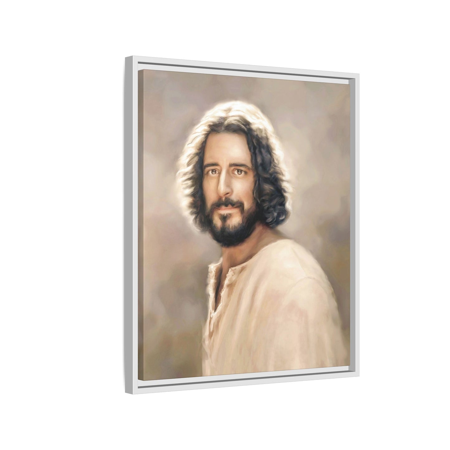 You Belong Framed Canvas Print Wall Art Jesus Christ, Framed, Religious Spiritual Home Decor Print, Christian Gift Idea, Matte Handmade