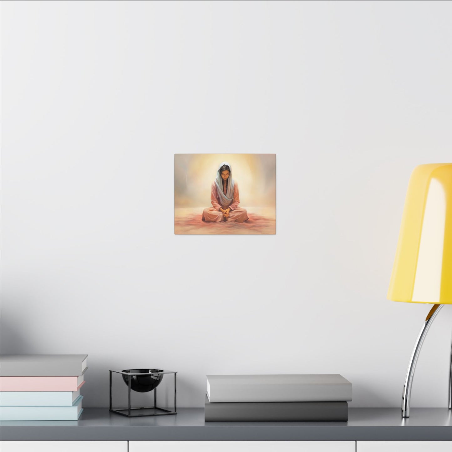 Stillness Fine Art Canvas Print, Spiritual Art, Gift for Her, Christian Artwork, Home Gift, Religious Artwork, Female Discipleship