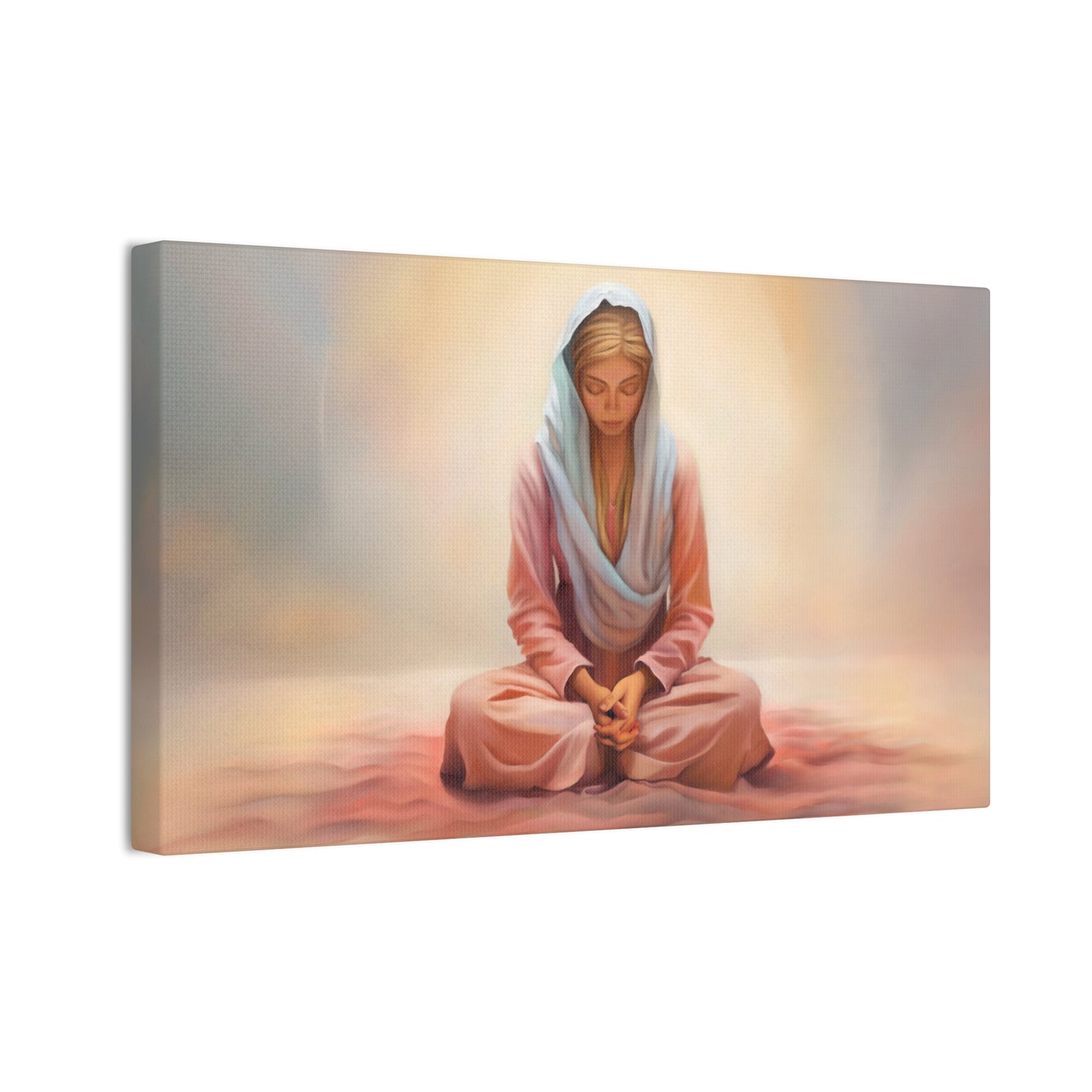 Stillness Fine Art Canvas Print, Female Discipleship, Gift for Her, Religious Gift for Her, Young Women Gift, Relief Society Gift, LDS artwork