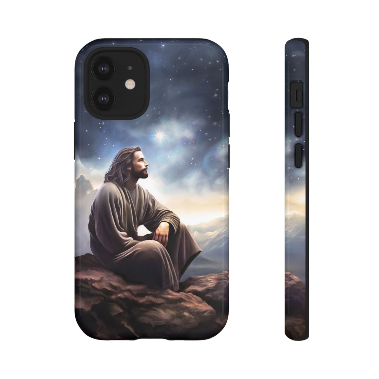 Jesus With The Stars Tough Phone Cases for Missionaries, Fun Special Gift for Bishops, Missionaries, Fun Gift for your missionary