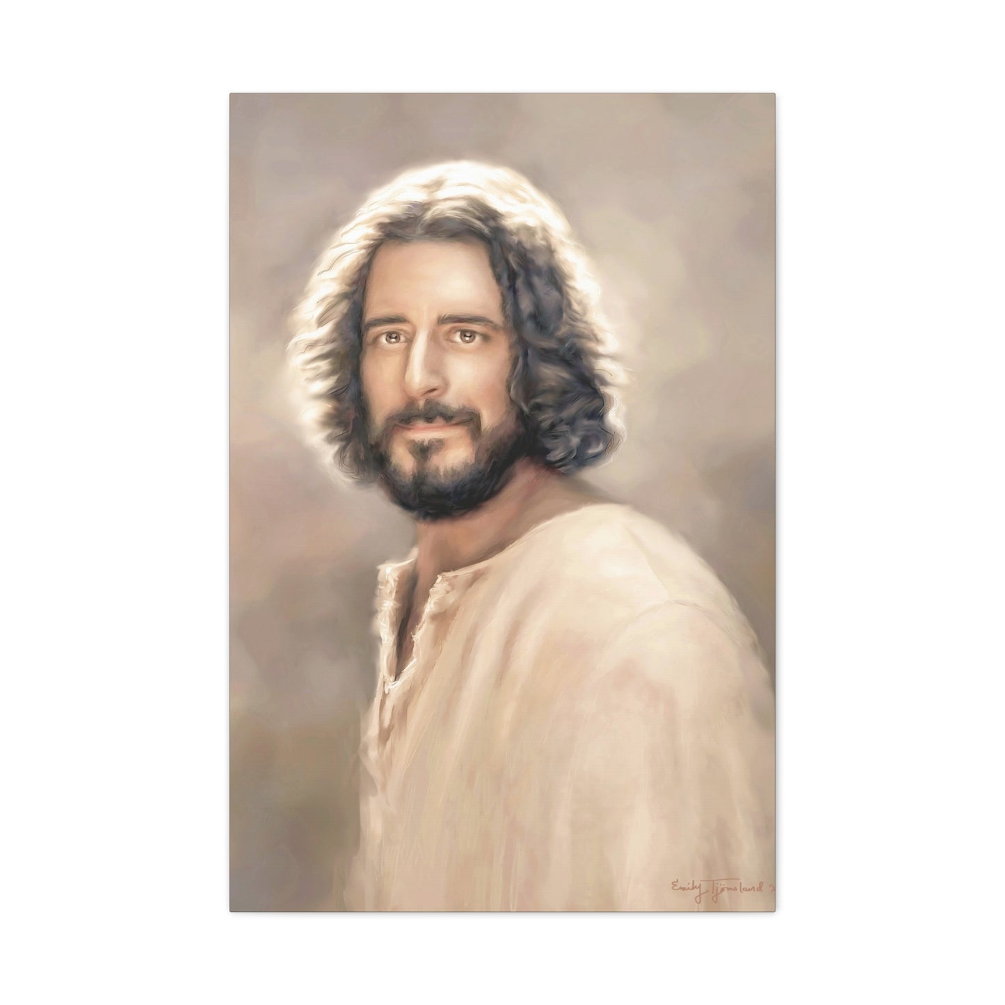 You Belong Jesus Christ Portrait, multiple sizes, The Chosen Artwork of Jesus Painting, Gift for Christian Homes