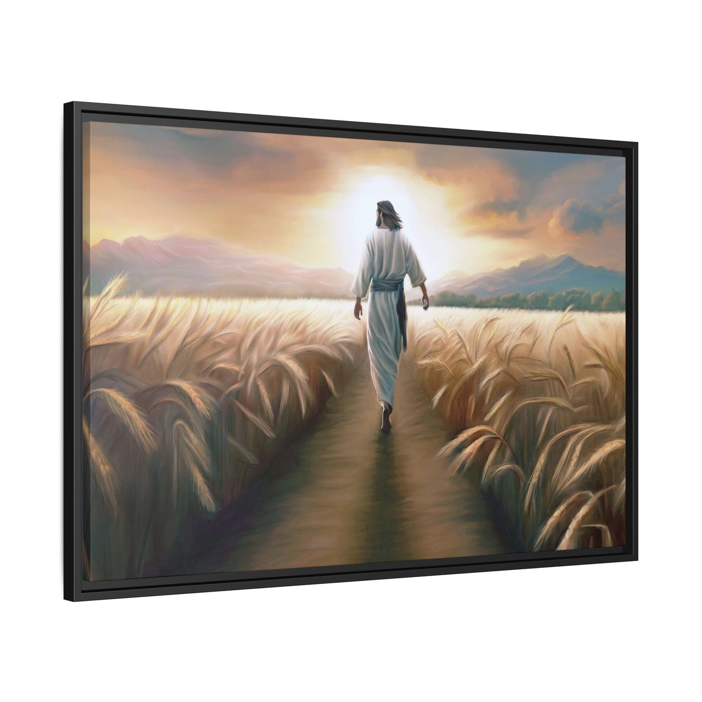 Called To Serve Canvas Print Framed Wall Art of Jesus Christ, Gift for Missionaries, Jesus in the Field beautiful