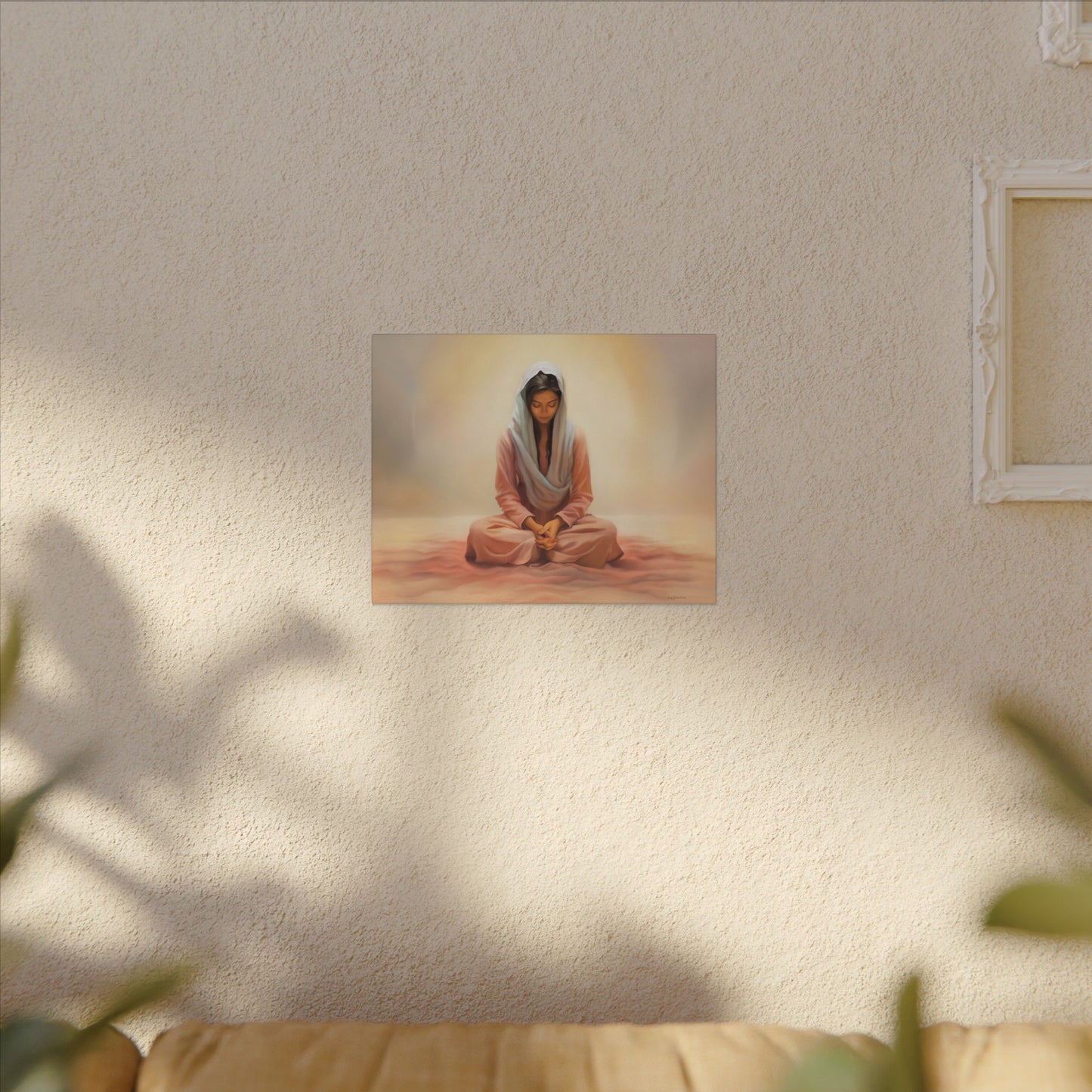 Stillness Fine Art Canvas Print, Spiritual Art, Gift for Her, Christian Artwork, Home Gift, Religious Artwork, Female Discipleship