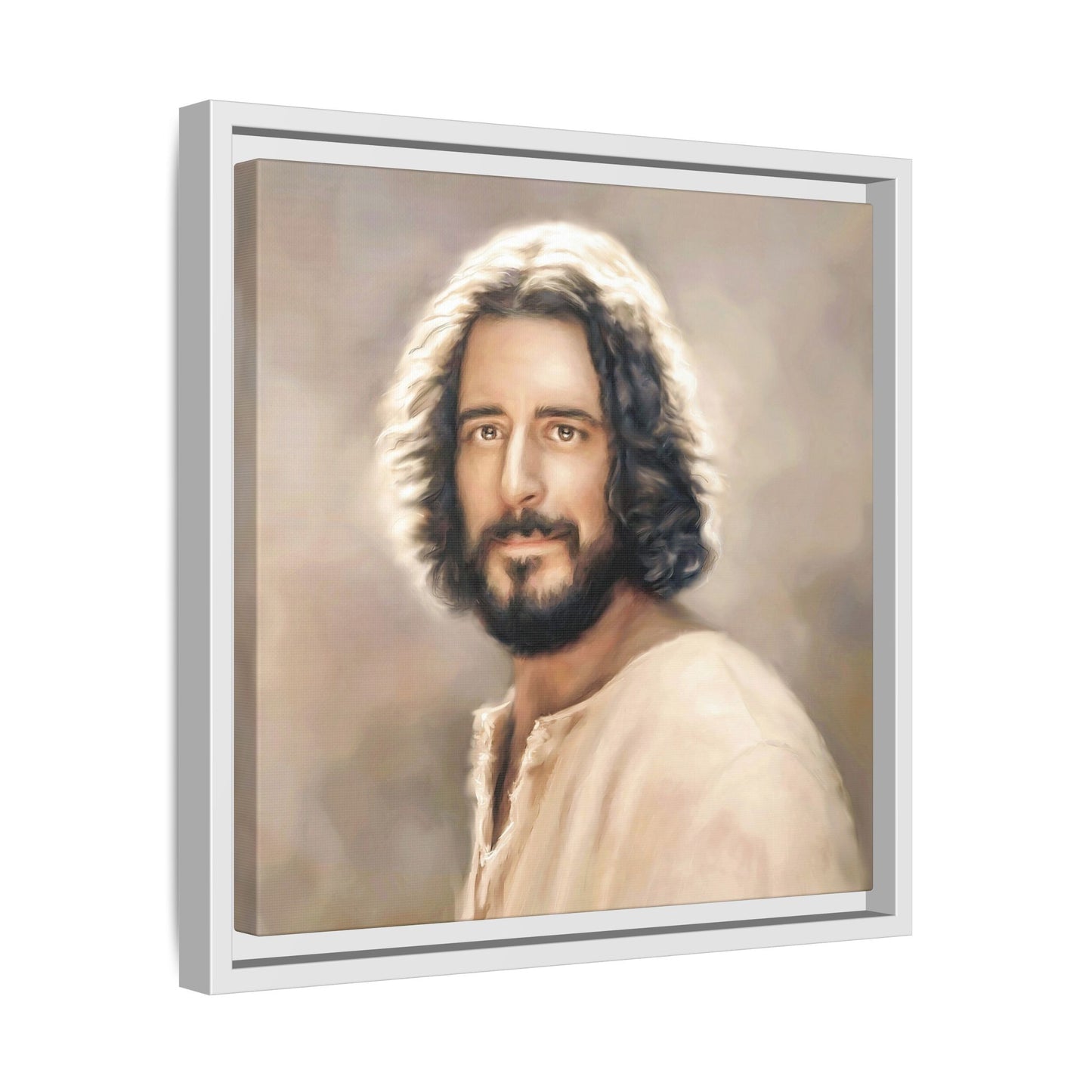 You Belong Framed Canvas Print Wall Art Jesus Christ, Framed, Religious Spiritual Home Decor Print, Christian Gift Idea, Matte Handmade