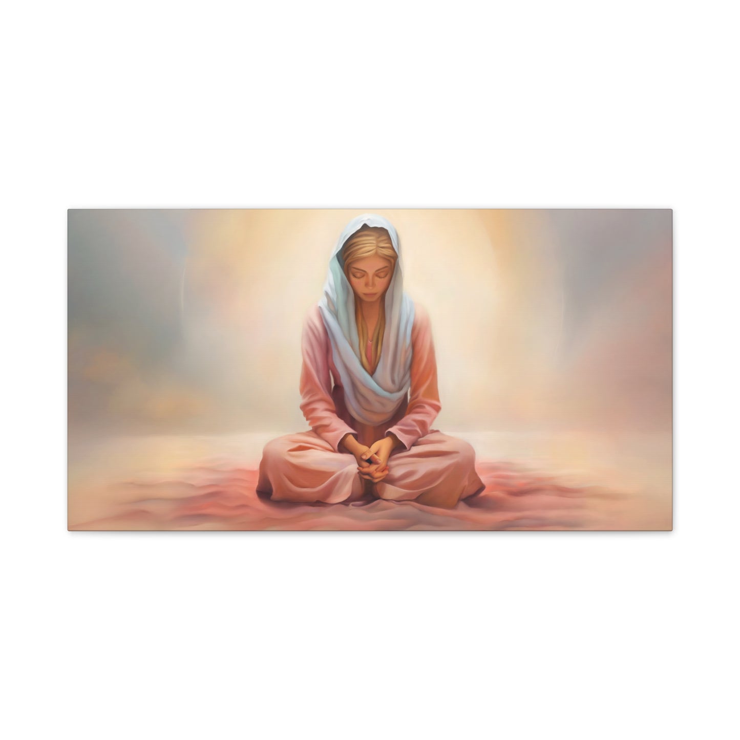 Stillness Fine Art Canvas Print, Female Discipleship, Gift for Her, Religious Gift for Her, Young Women Gift, Relief Society Gift, LDS artwork