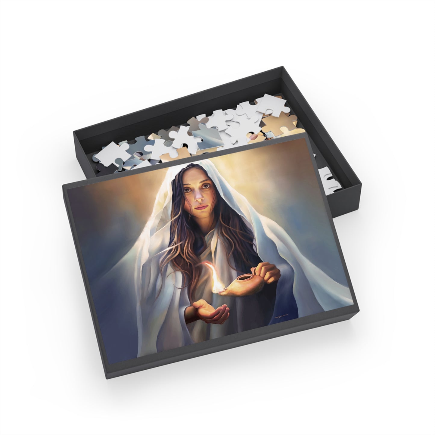 Mary Magdalene Puzzle (96, 252, 500, 1000-Piece), Mary Magdalene Gift, game for Young Women, 10 Virgins, Fun Missionary Gifts for Christian Women and Families, Jigsaw Puzzle