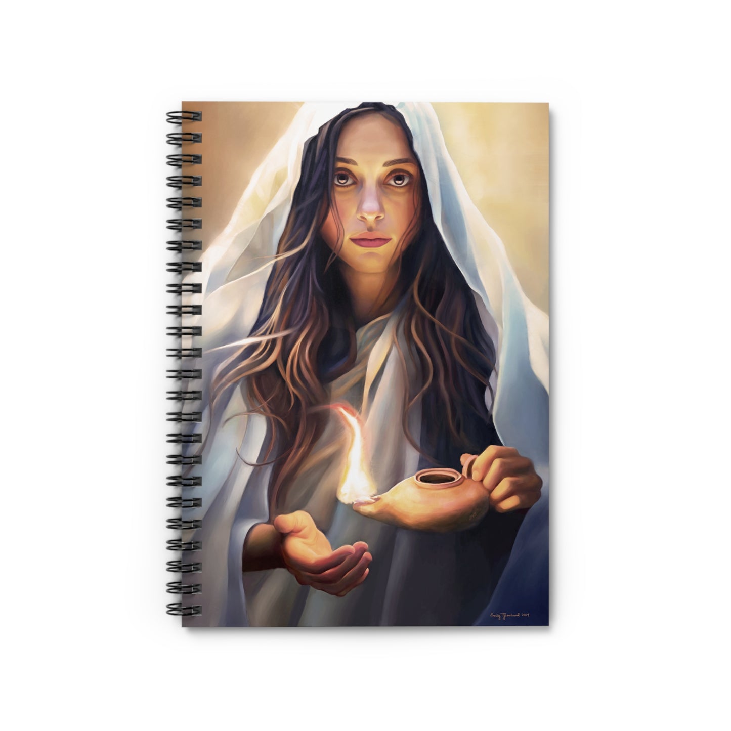 Mary Magdalene Spiral Notebook - Ruled Line, Christian Gift, Young Women gift, Missionary Gift, Stationary for Christian women