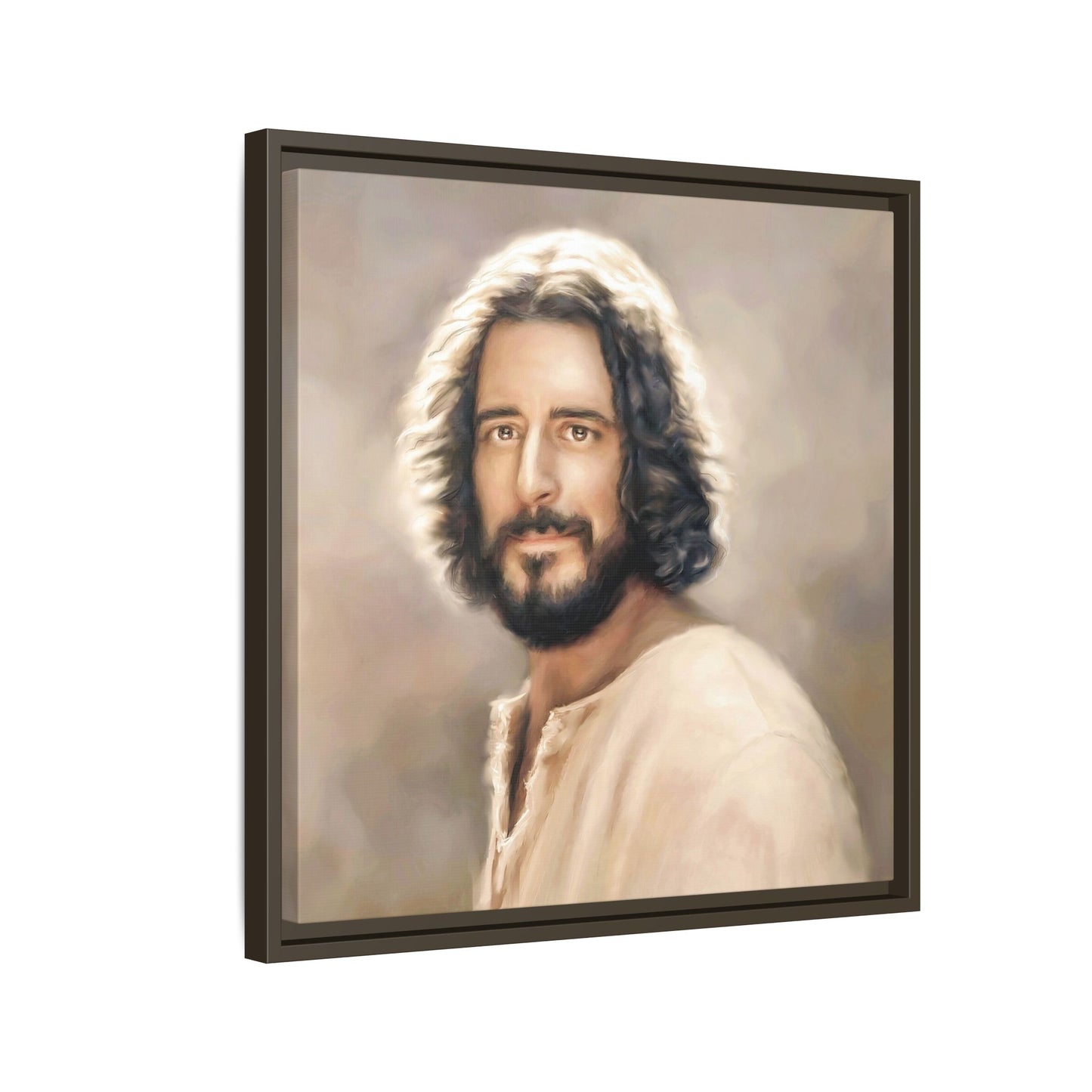 You Belong Framed Canvas Print Wall Art Jesus Christ, Framed, Religious Spiritual Home Decor Print, Christian Gift Idea, Matte Handmade