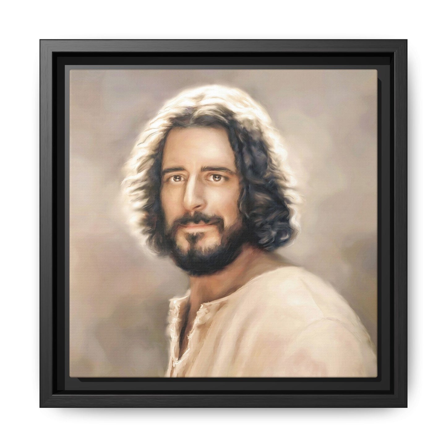 You Belong Framed Canvas Print Wall Art Jesus Christ, Framed, Religious Spiritual Home Decor Print, Christian Gift Idea, Matte Handmade