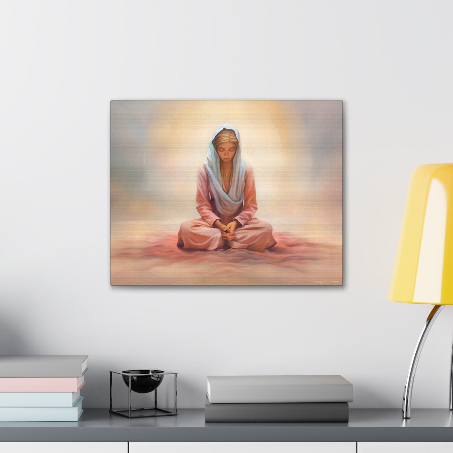 Stillness Fine Art Canvas Print, Female Discipleship, Gift for Her, Religious Gift for Her, Young Women Gift, Relief Society Gift, LDS artwork