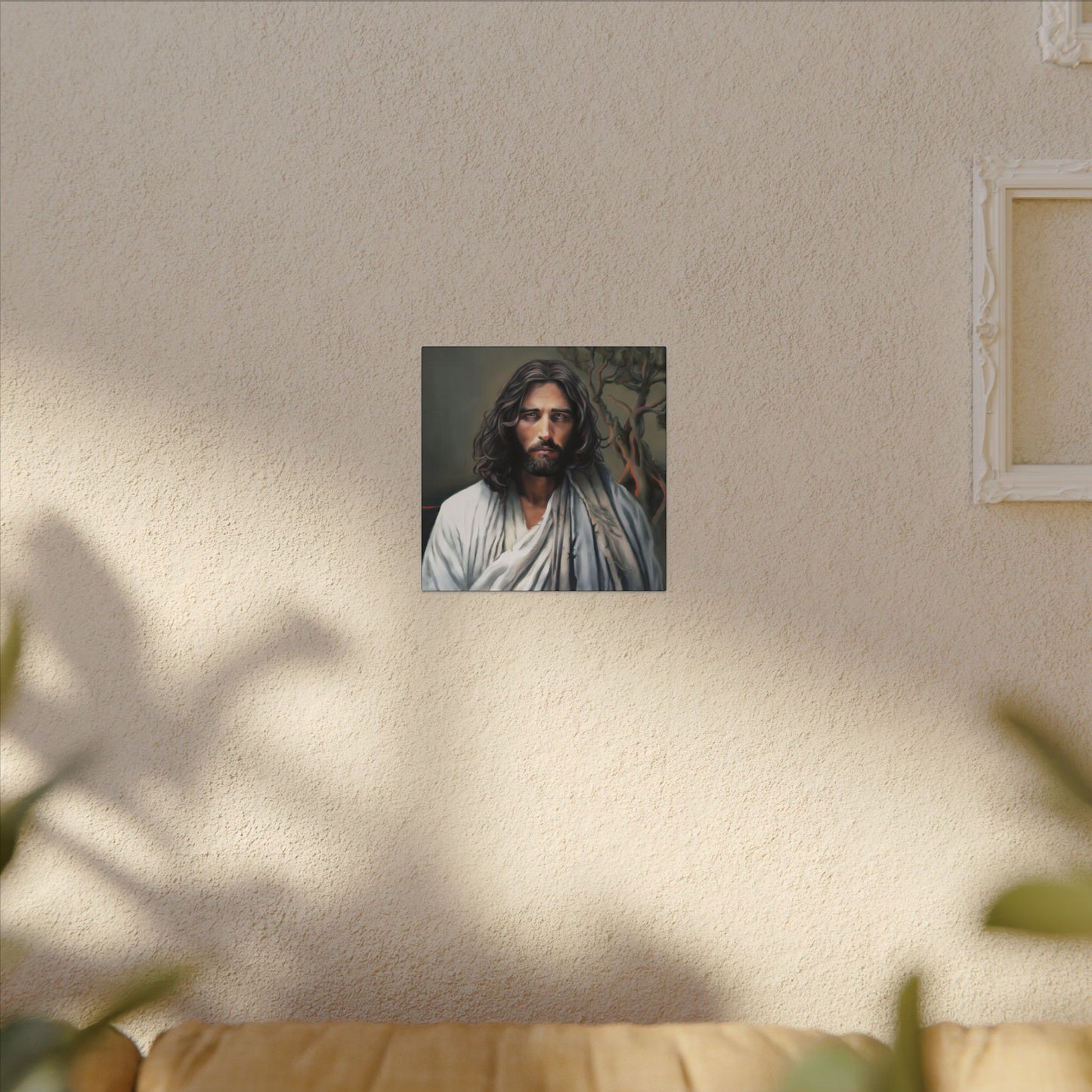 The End of Suffering Portrait of Christ, Fine Art Canvas Print, Christian Art, Beautiful Jesus Artwork, Jesus Christ Gift