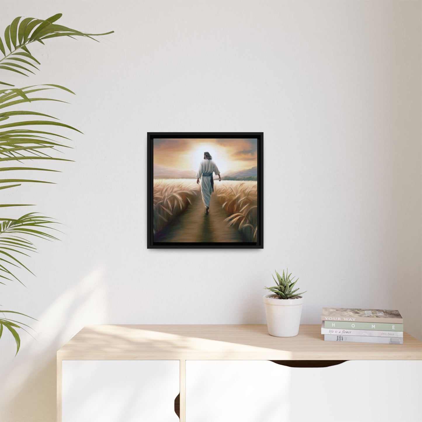 Called To Serve Canvas Print Framed Wall Art of Jesus Christ, Gift for Missionaries, Jesus in the Field beautiful