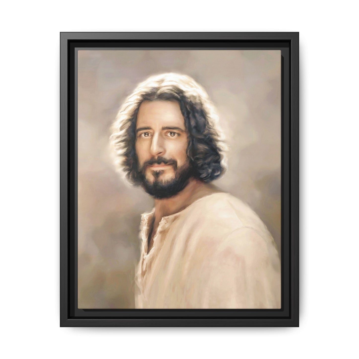 You Belong Framed Canvas Print Wall Art Jesus Christ, Framed, Religious Spiritual Home Decor Print, Christian Gift Idea, Matte Handmade