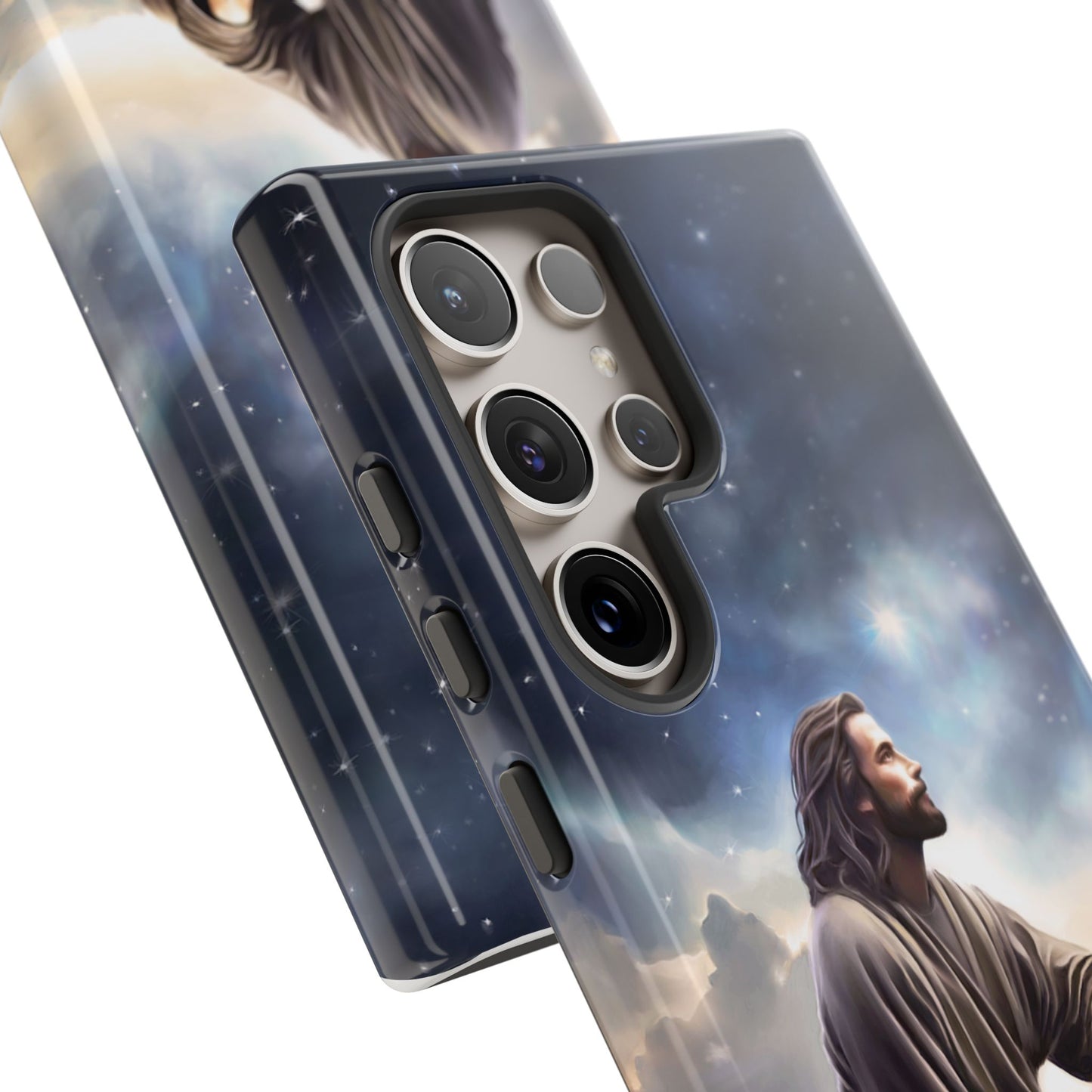 Jesus With The Stars Tough Phone Cases for Missionaries, Fun Special Gift for Bishops, Missionaries, Fun Gift for your missionary