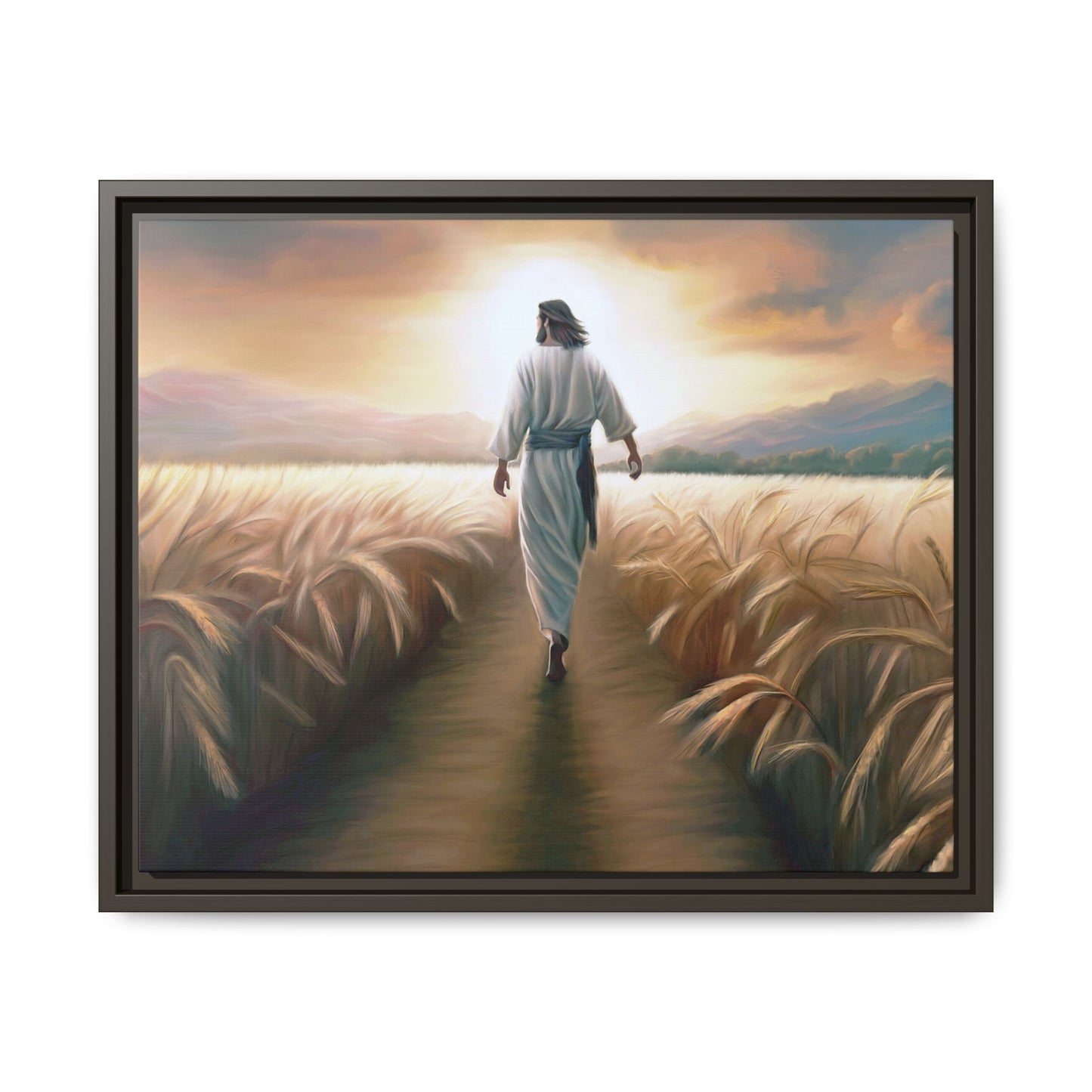 Called To Serve Canvas Print Framed Wall Art of Jesus Christ, Gift for Missionaries, Jesus in the Field beautiful