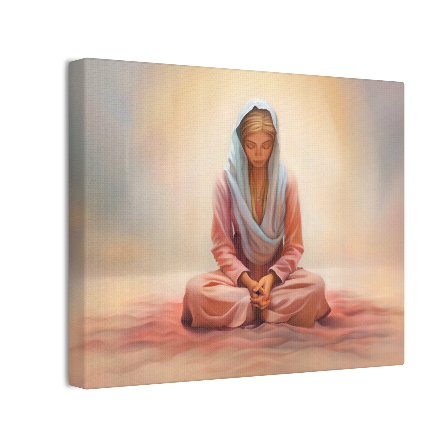 Stillness Fine Art Canvas Print, Female Discipleship, Gift for Her, Religious Gift for Her, Young Women Gift, Relief Society Gift, LDS artwork