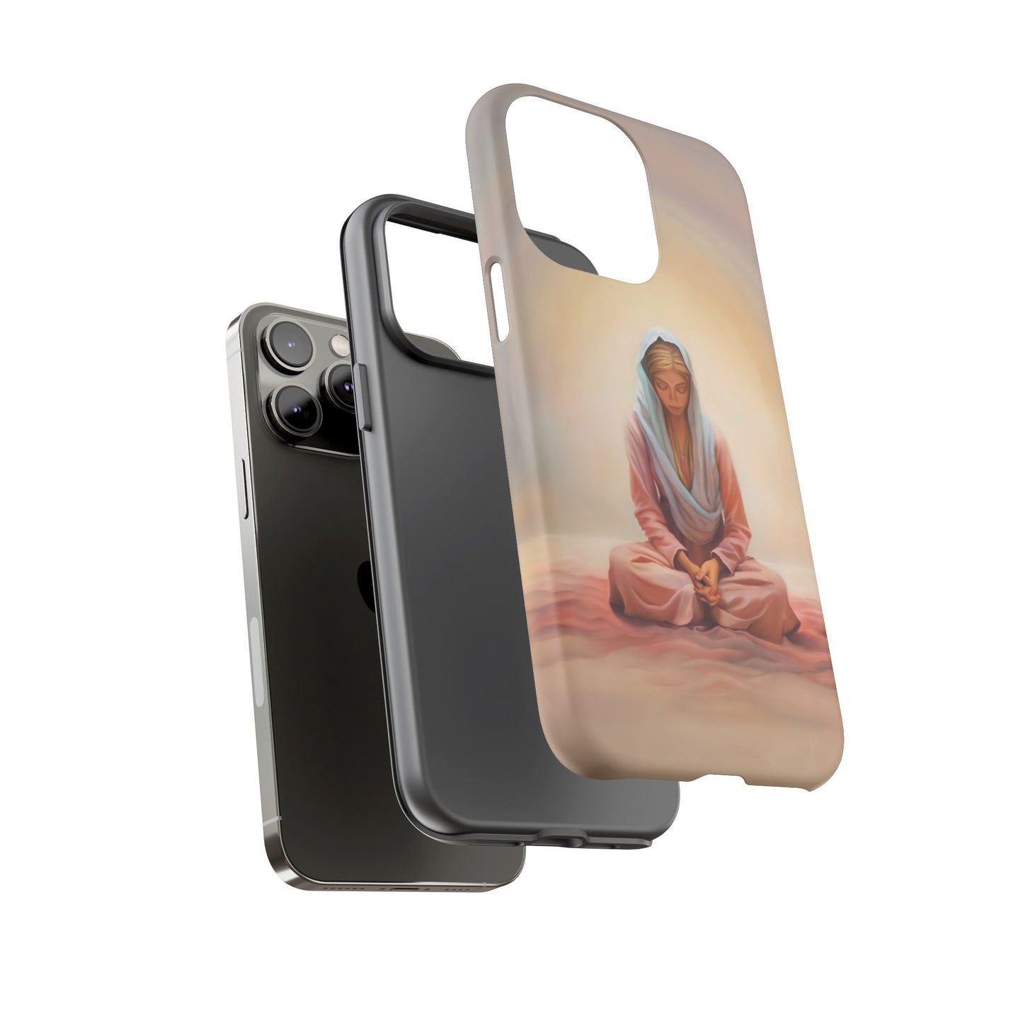 Stillness Tough Cases for Christian Women and Girls, Missionary Phone Cover, Stillness Reminder for phones, Gift for Christian Girls