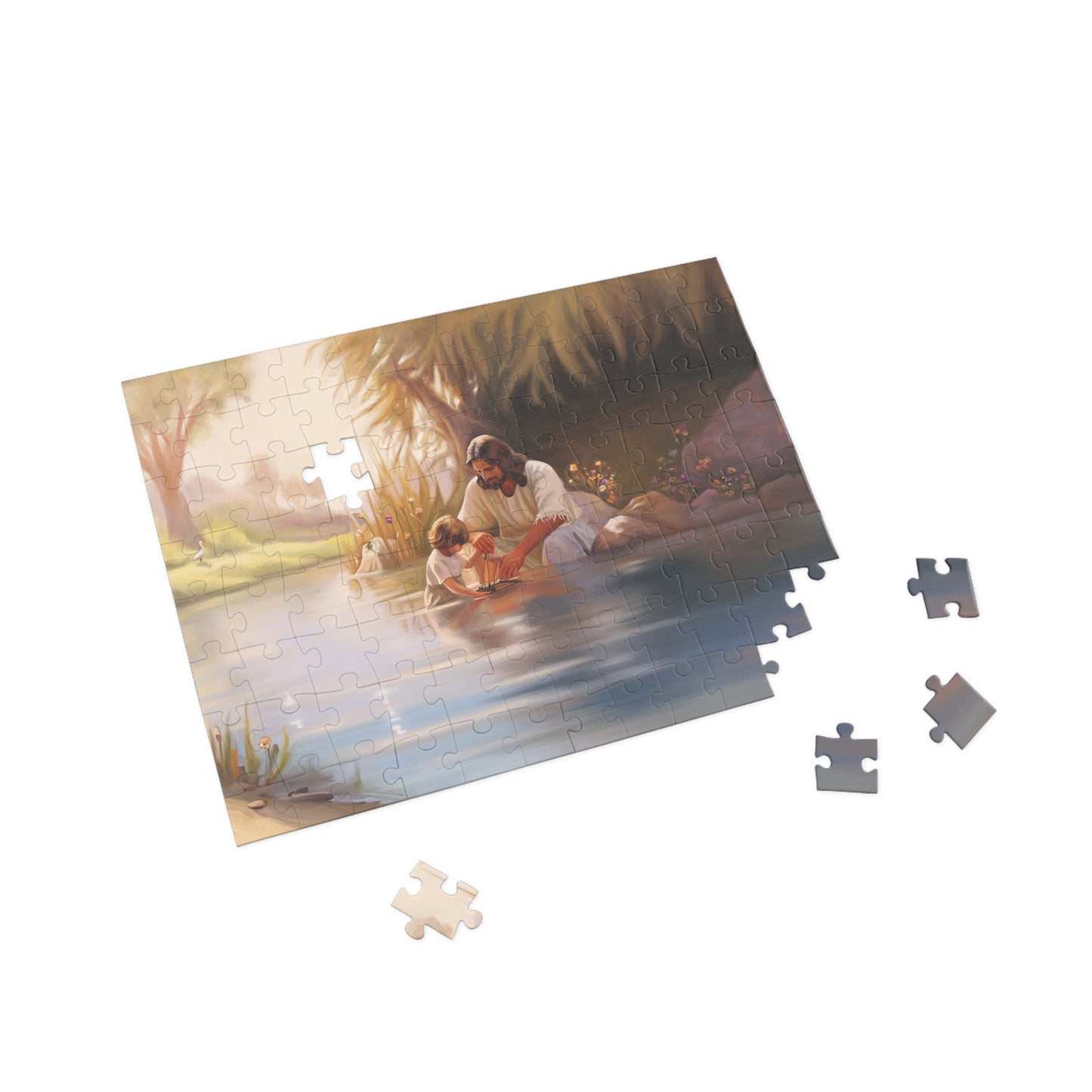 We Are His Children, Jesus Christ Puzzle (96, 252, 500, 1000-Piece), Christian Games for Families, Puzzle for the kids, Great gifts for fam