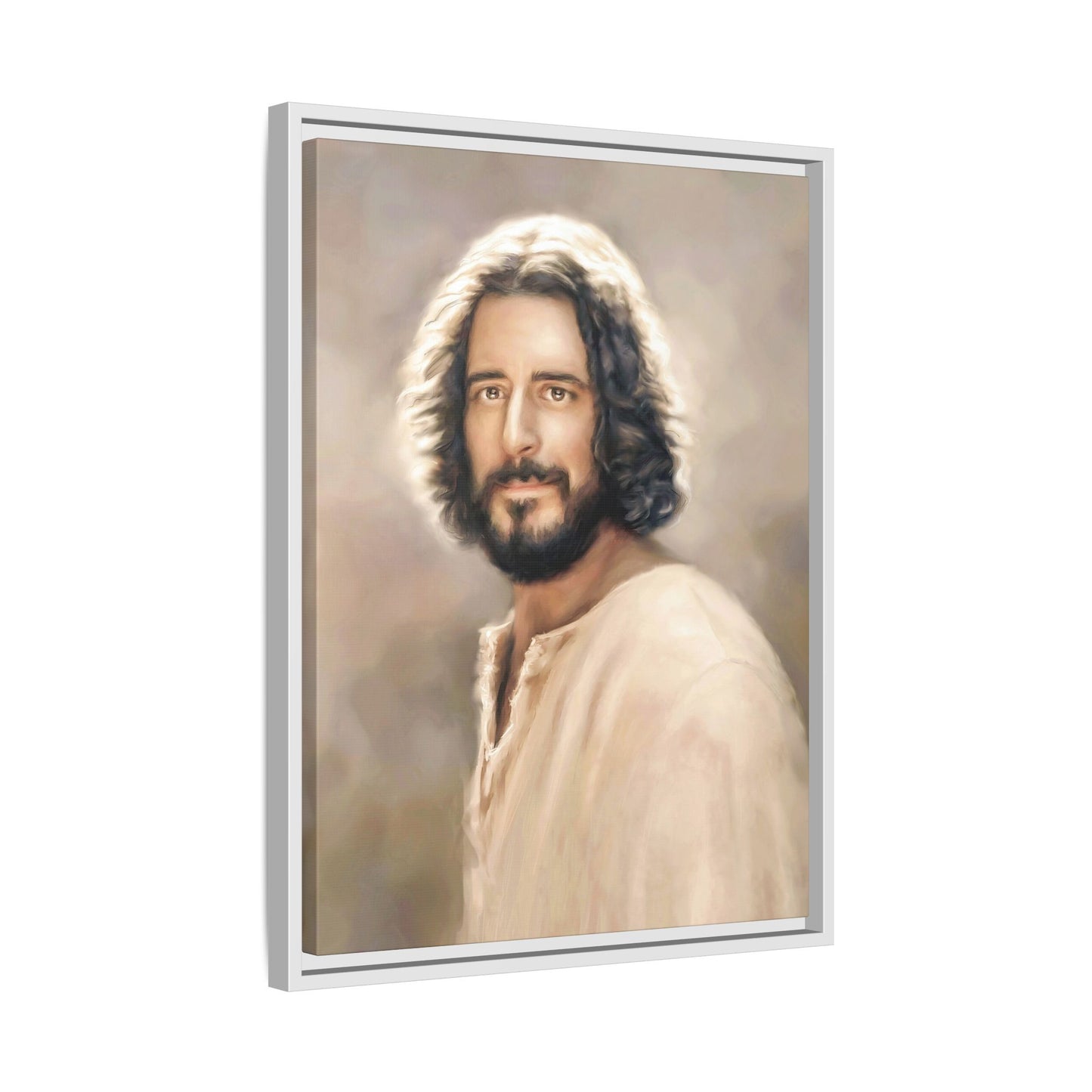 You Belong Framed Canvas Print Wall Art Jesus Christ, Framed, Religious Spiritual Home Decor Print, Christian Gift Idea, Matte Handmade