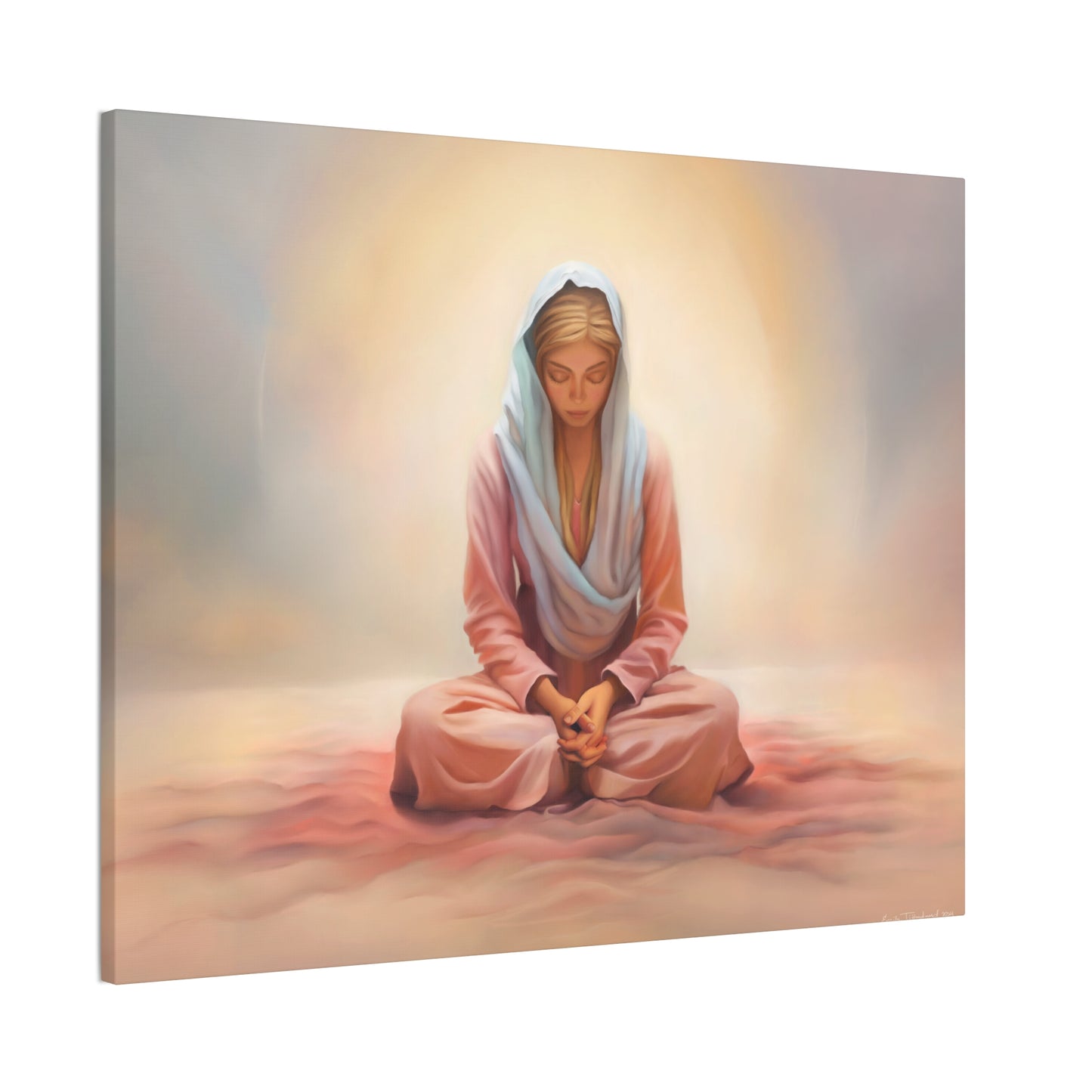 Stillness Fine Art Canvas Print, Female Discipleship, Gift for Her, Religious Gift for Her, Young Women Gift, Relief Society Gift, LDS artwork