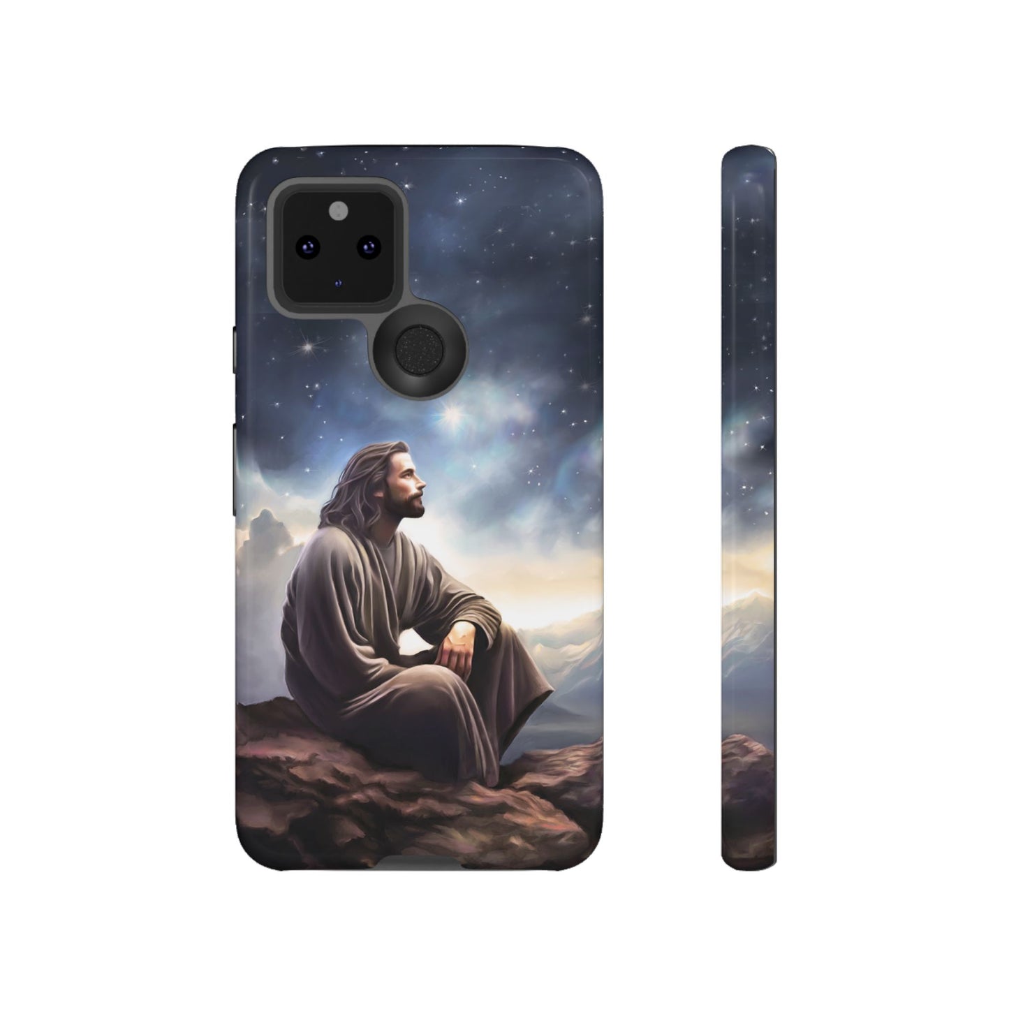 Jesus With The Stars Tough Phone Cases for Missionaries, Fun Special Gift for Bishops, Missionaries, Fun Gift for your missionary