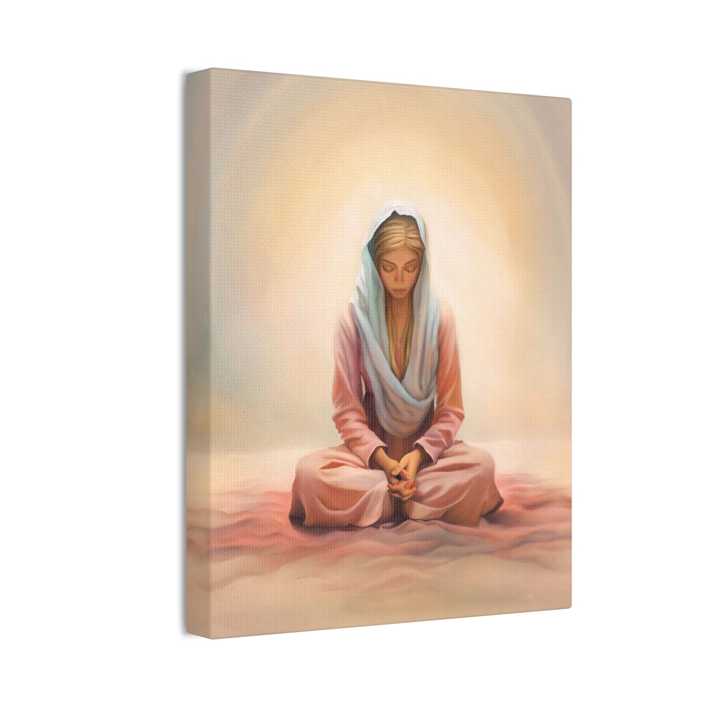 Stillness Fine Art Canvas Print, Female Discipleship, Gift for Her, Religious Gift for Her, Young Women Gift, Relief Society Gift, LDS artwork