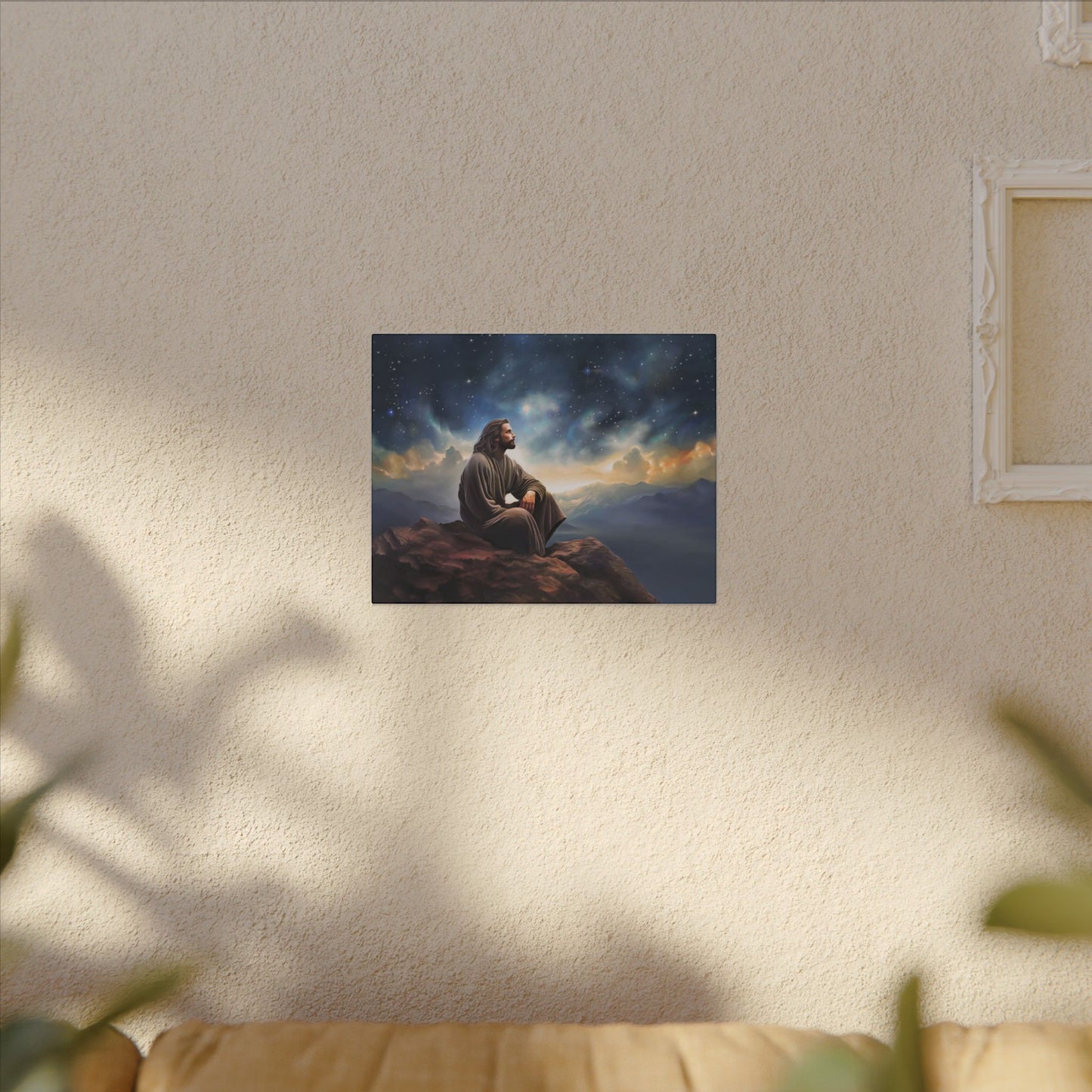 Jesus With The Stars, Fine Art Canvas Print, many sizes, Canvas, Christian Gift, Christian art, Missionary Gift