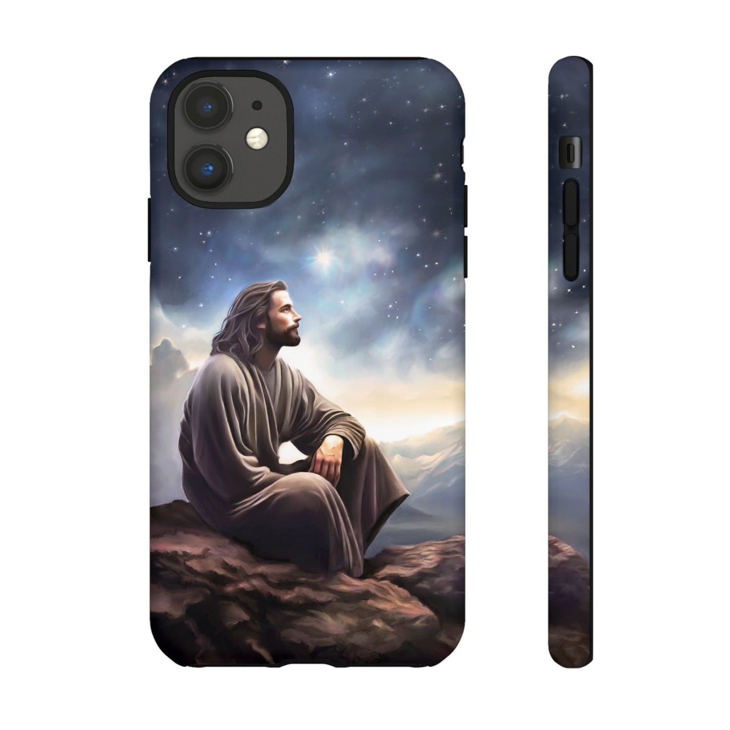 Jesus With The Stars Tough Phone Cases for Missionaries, Fun Special Gift for Bishops, Missionaries, Fun Gift for your missionary