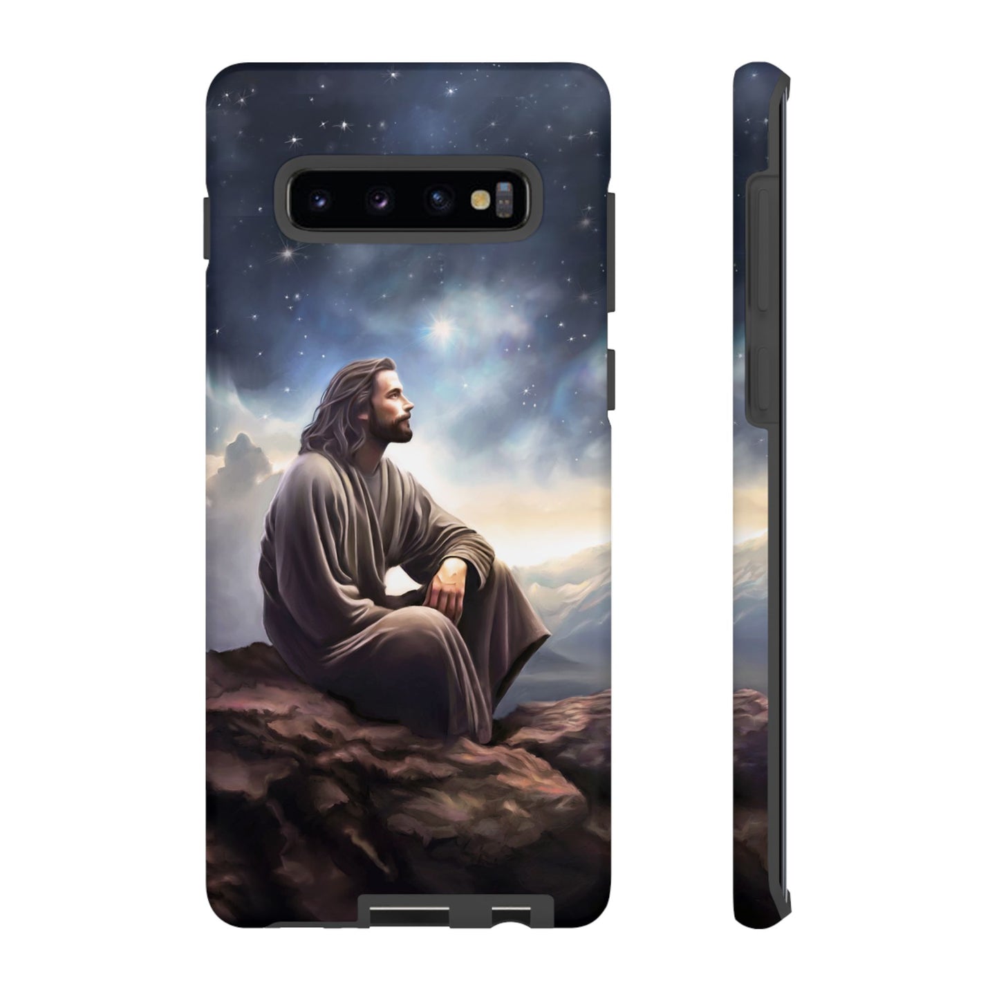 Jesus With The Stars Tough Phone Cases for Missionaries, Fun Special Gift for Bishops, Missionaries, Fun Gift for your missionary