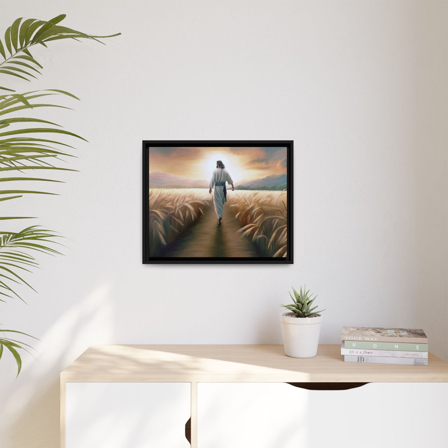 Called To Serve Canvas Print Framed Wall Art of Jesus Christ, Gift for Missionaries, Jesus in the Field beautiful