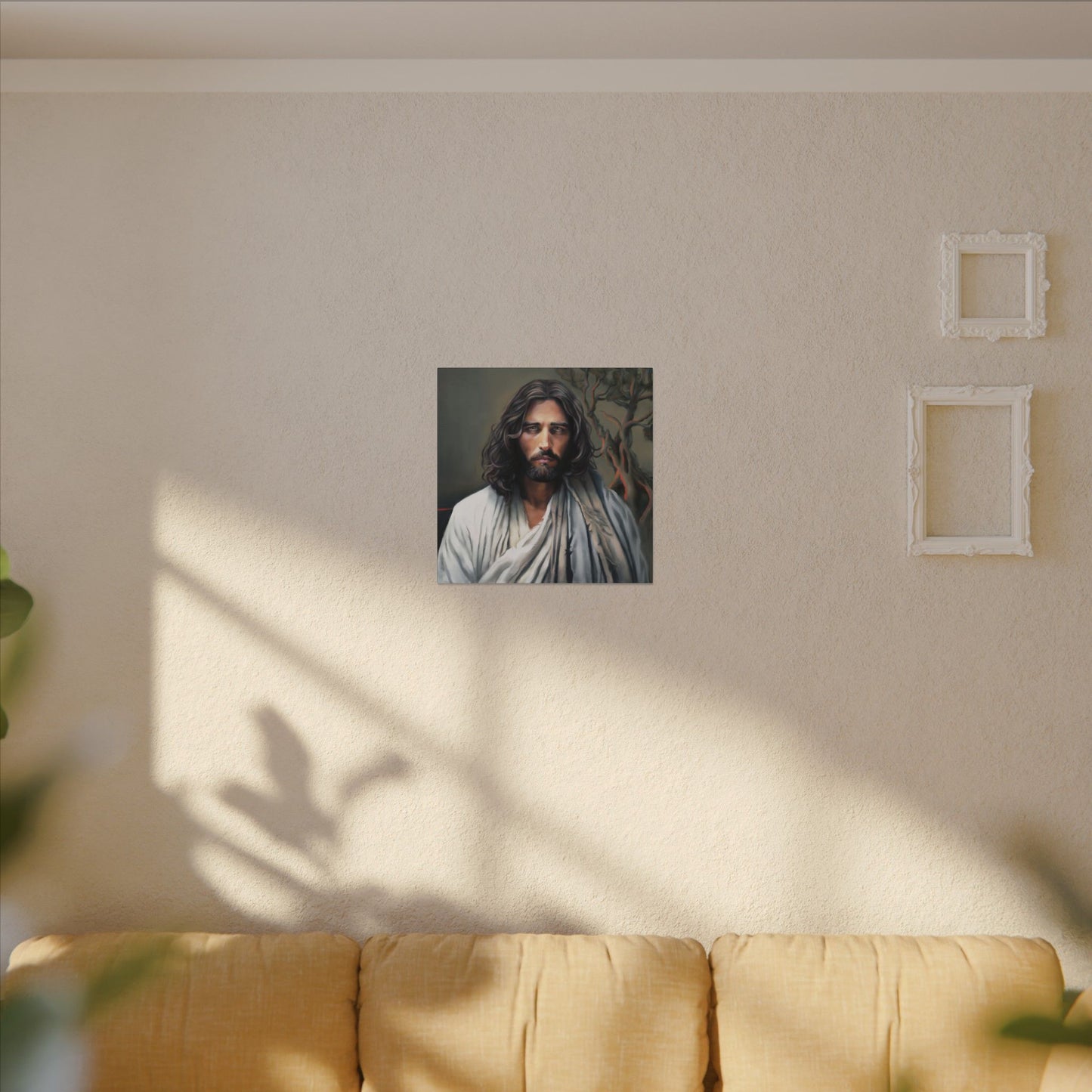 The End of Suffering Portrait of Christ, Fine Art Canvas Print, Christian Art, Beautiful Jesus Artwork, Jesus Christ Gift