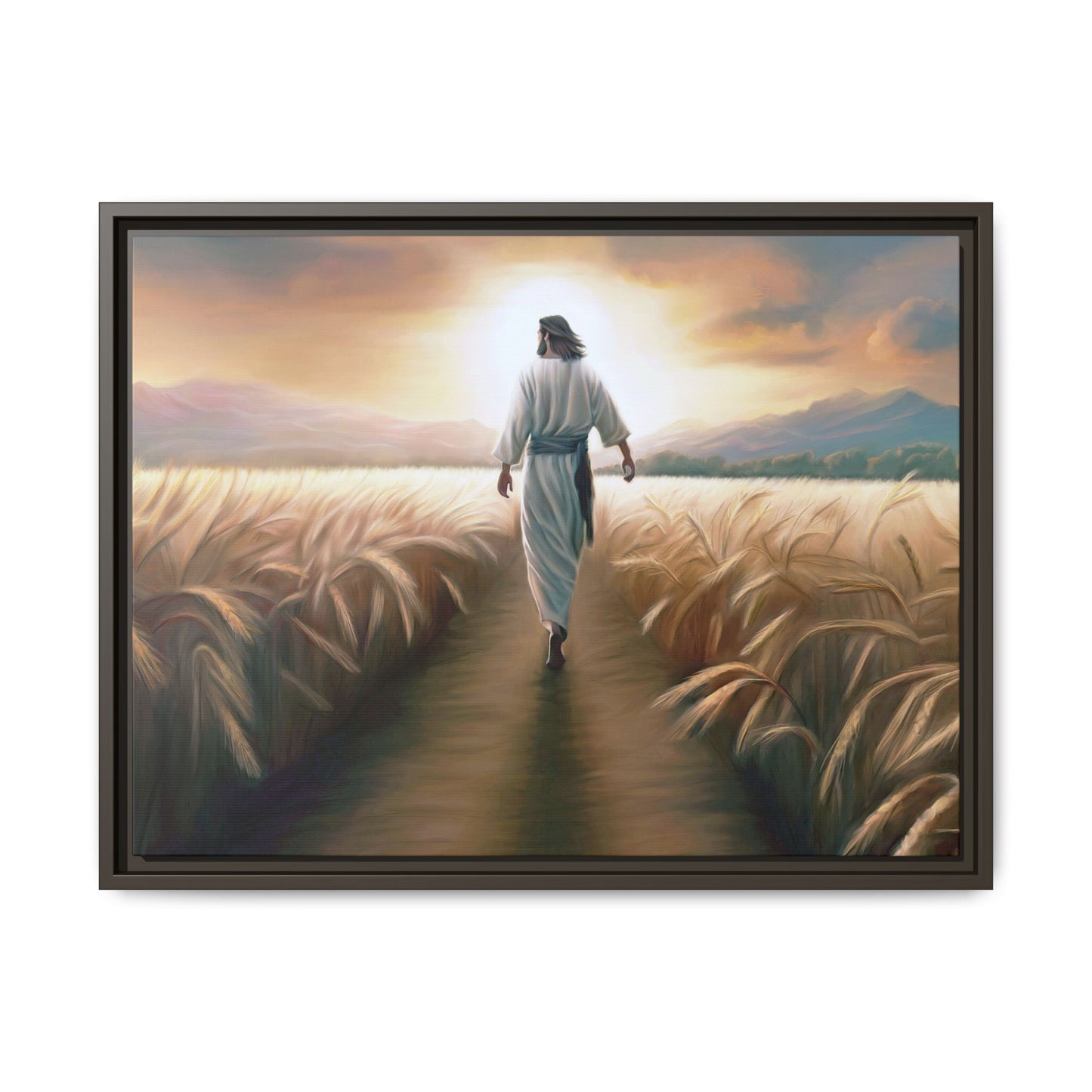 Called To Serve Canvas Print Framed Wall Art of Jesus Christ, Gift for Missionaries, Jesus in the Field beautiful
