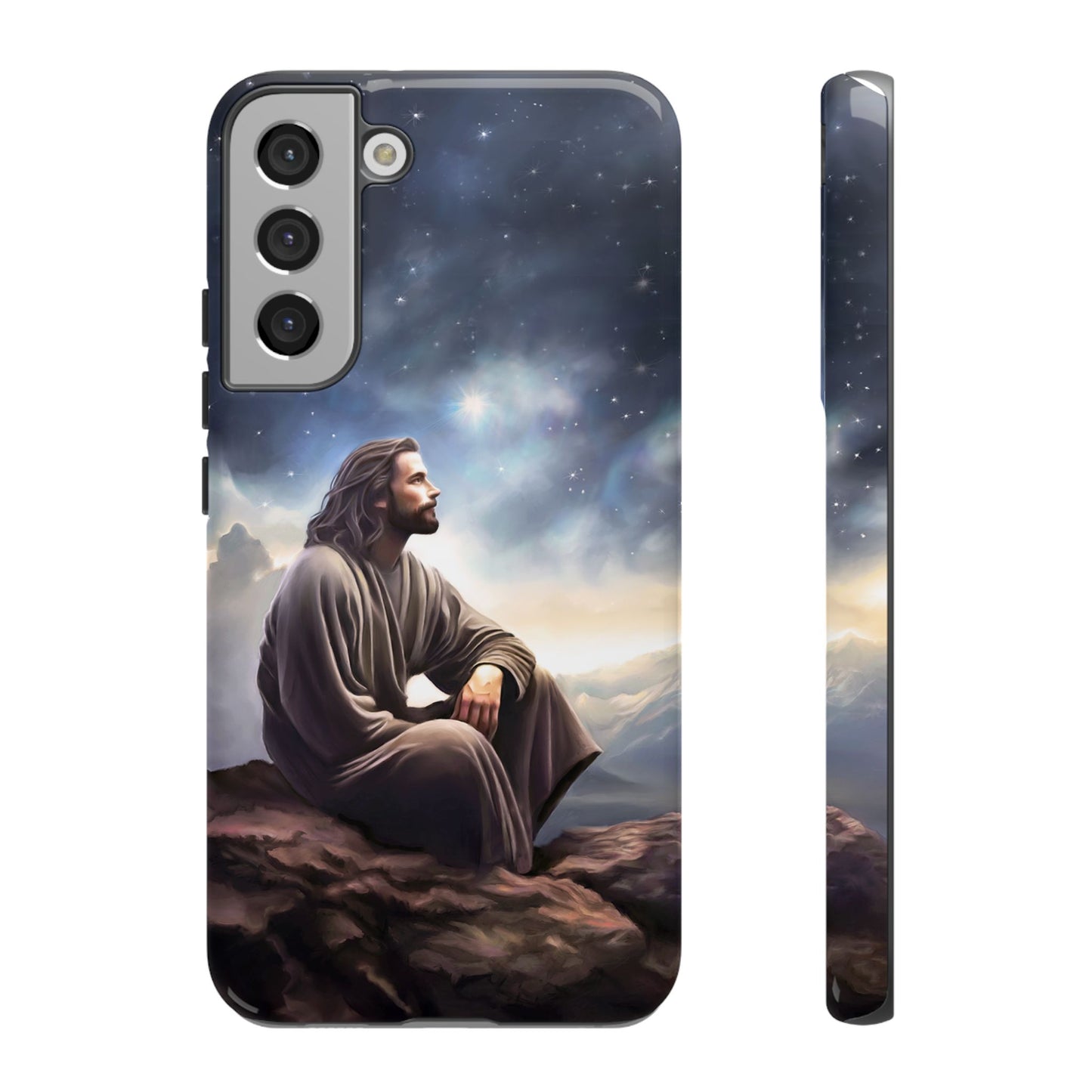 Jesus With The Stars Tough Phone Cases for Missionaries, Fun Special Gift for Bishops, Missionaries, Fun Gift for your missionary